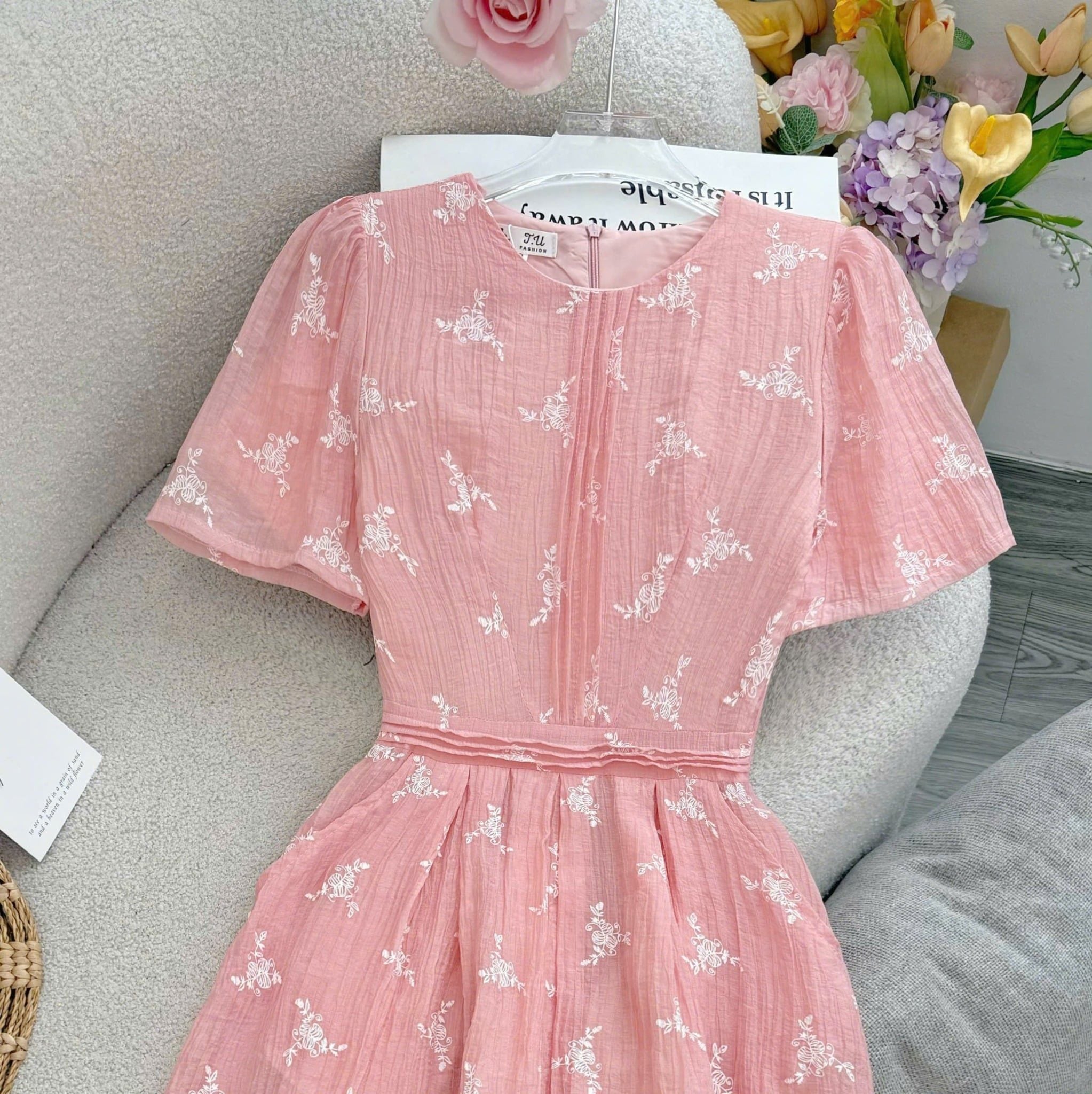 Đầm Thiết Kế Tay Phồng Đi Chơi TuTu Store - Mã D1556