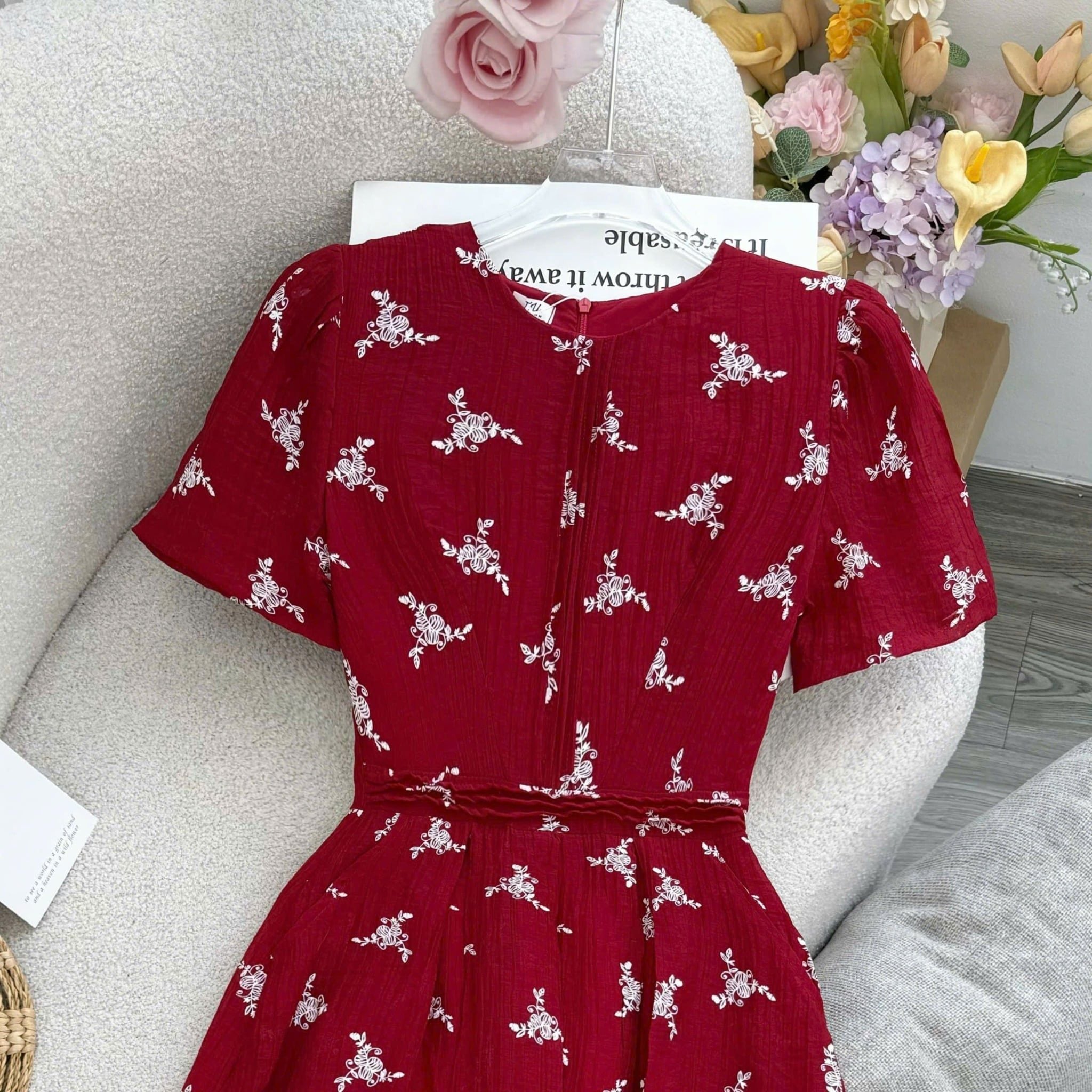 Đầm Thiết Kế Tay Phồng Đi Chơi TuTu Store - Mã D1556