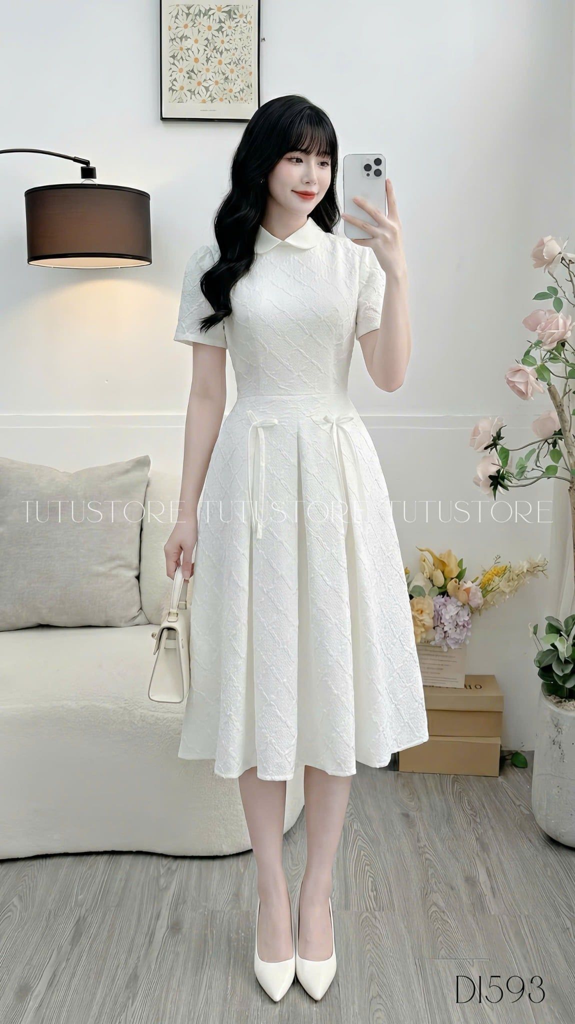 Đầm Thiết Kế Dáng Xòe Đi Tiệc TuTu Store - Mã D1593