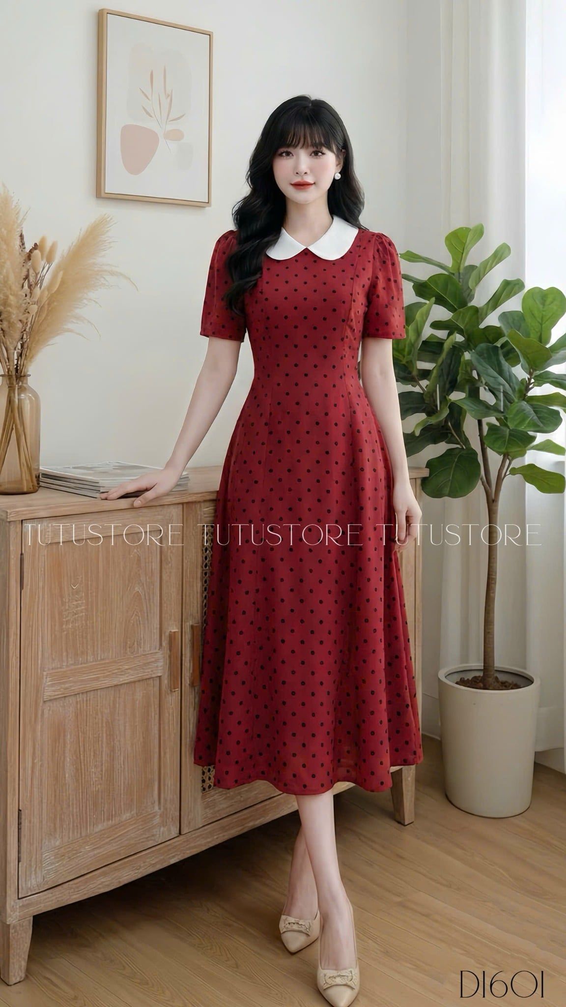 Đầm Thiết Kế Dáng Dài Đi Tiệc TuTu Store Mã D1601