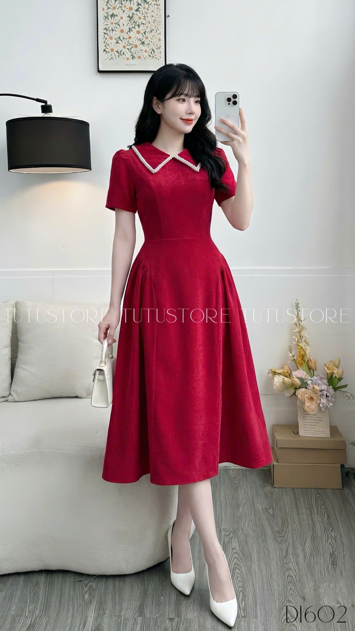 Đầm Thiết Kế Dáng Xòe Đi Tiệc TuTu Store Mã D1602