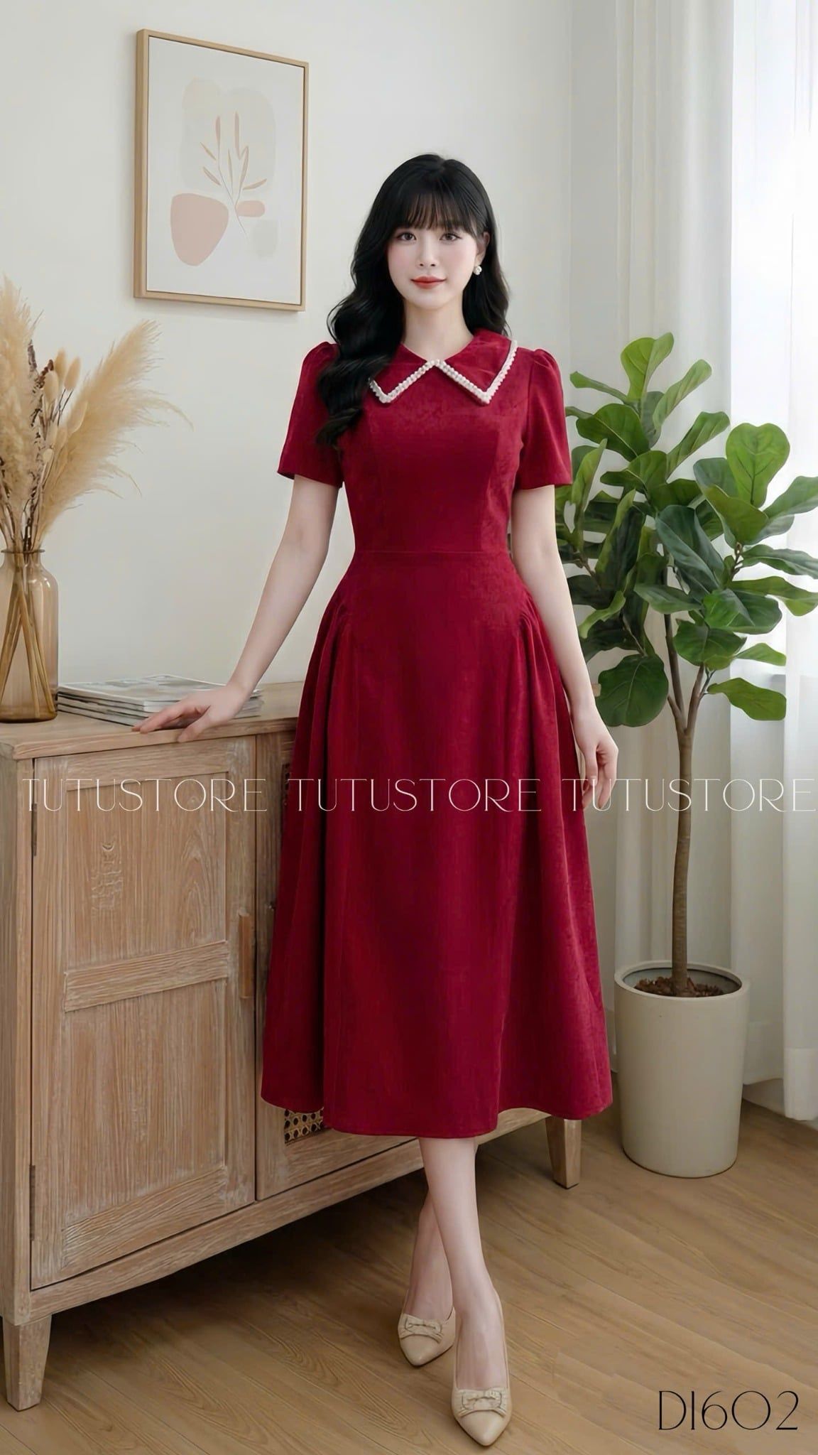 Đầm Thiết Kế Dáng Xòe Đi Tiệc TuTu Store Mã D1602