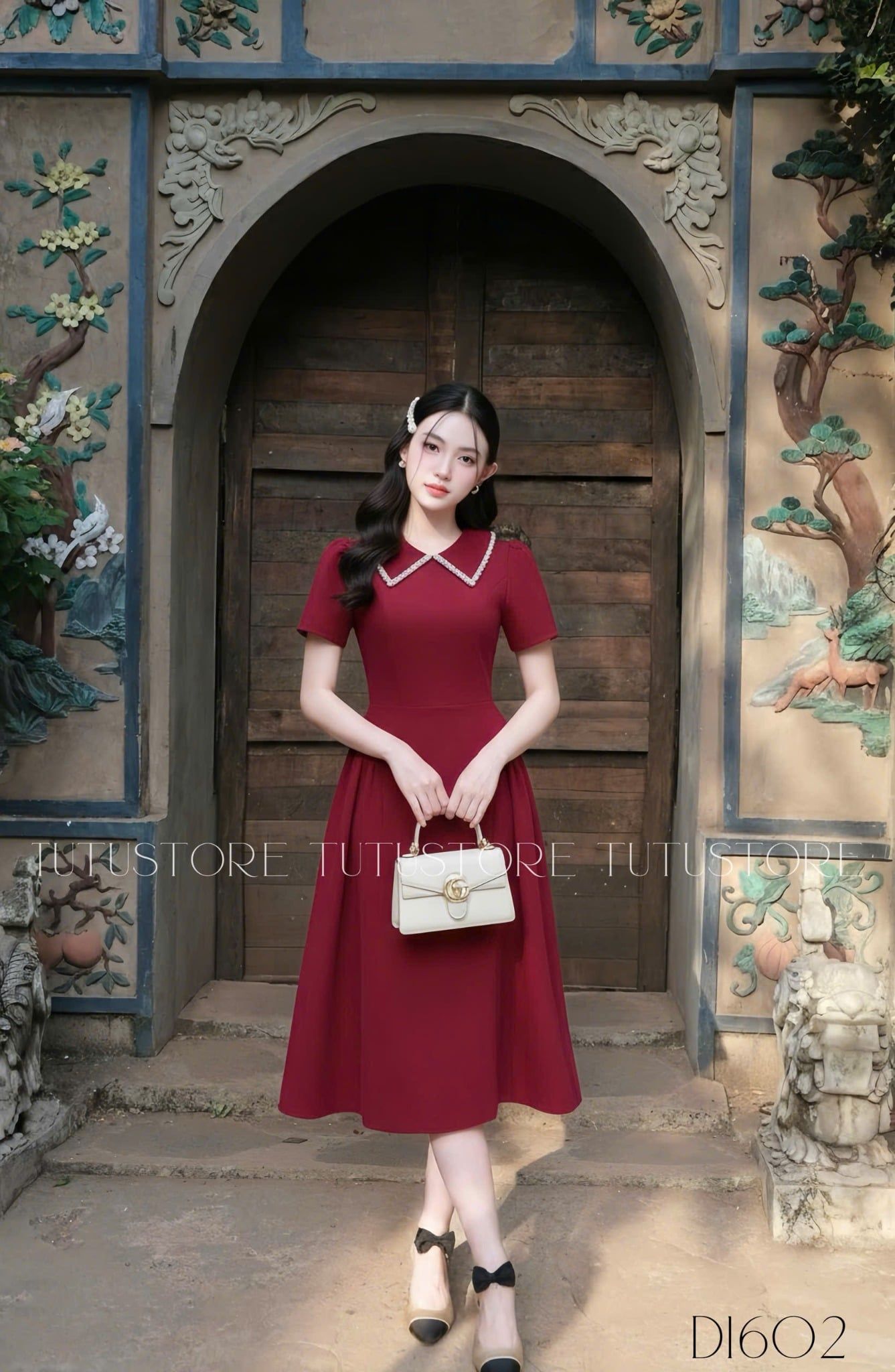 Đầm Thiết Kế Dáng Xòe Đi Tiệc TuTu Store Mã D1602