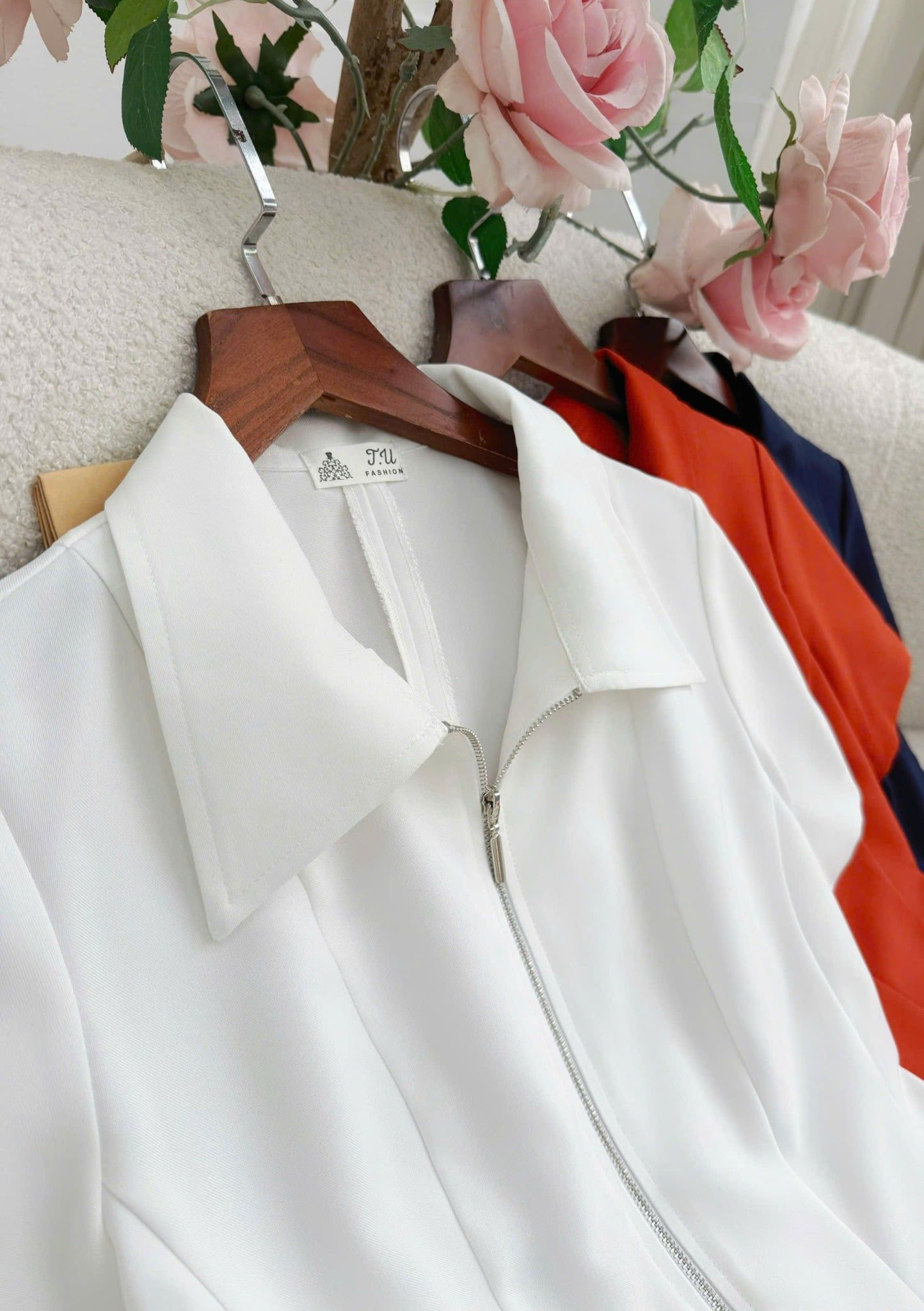 Áo Thiết Kế Cổ Sơ Mi Đi Chơi TuTu Store Mã A599