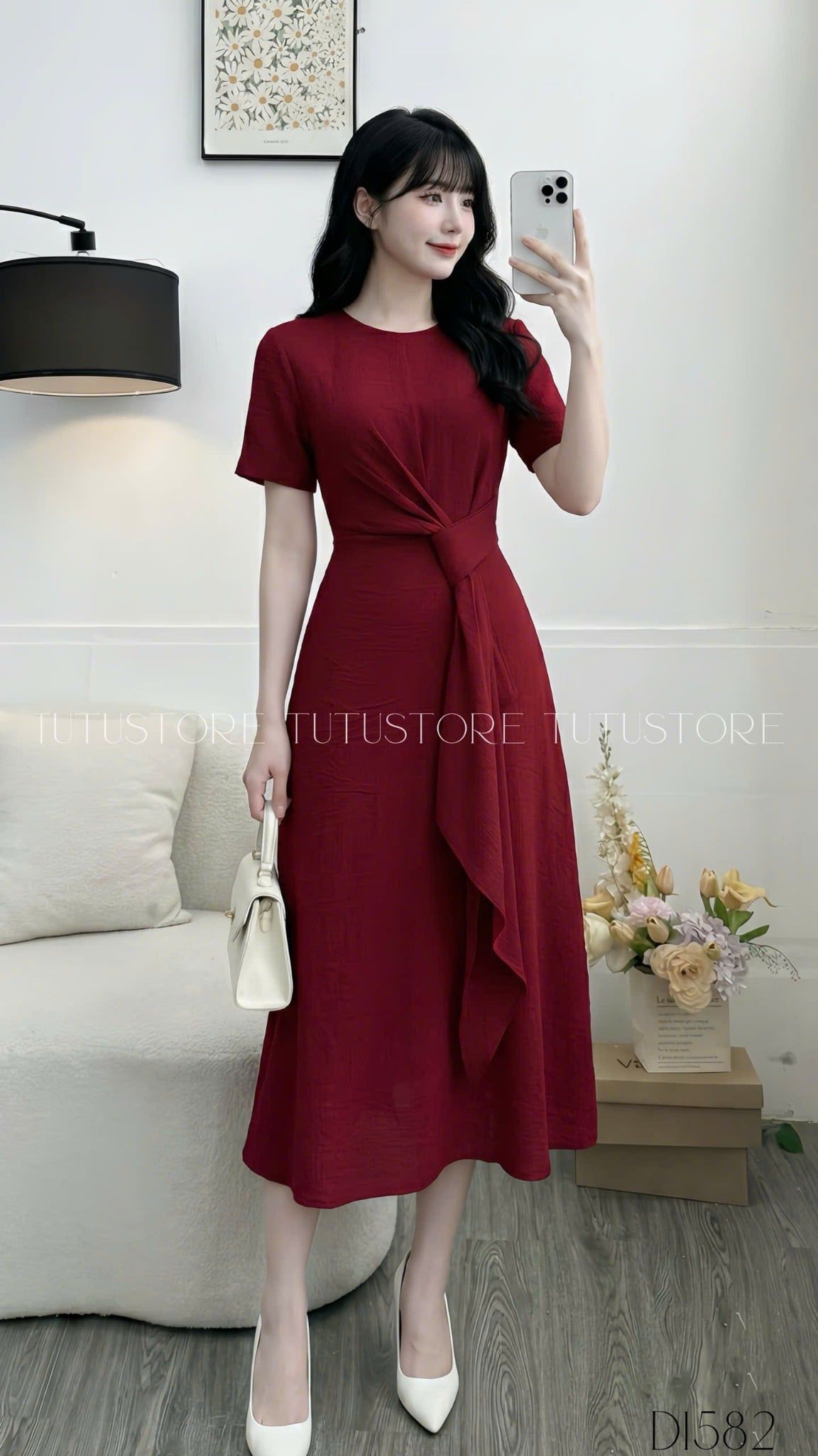Đầm Thiết Kế Cổ Tròn Đi Tiệc TuTu Store - Mã D1582