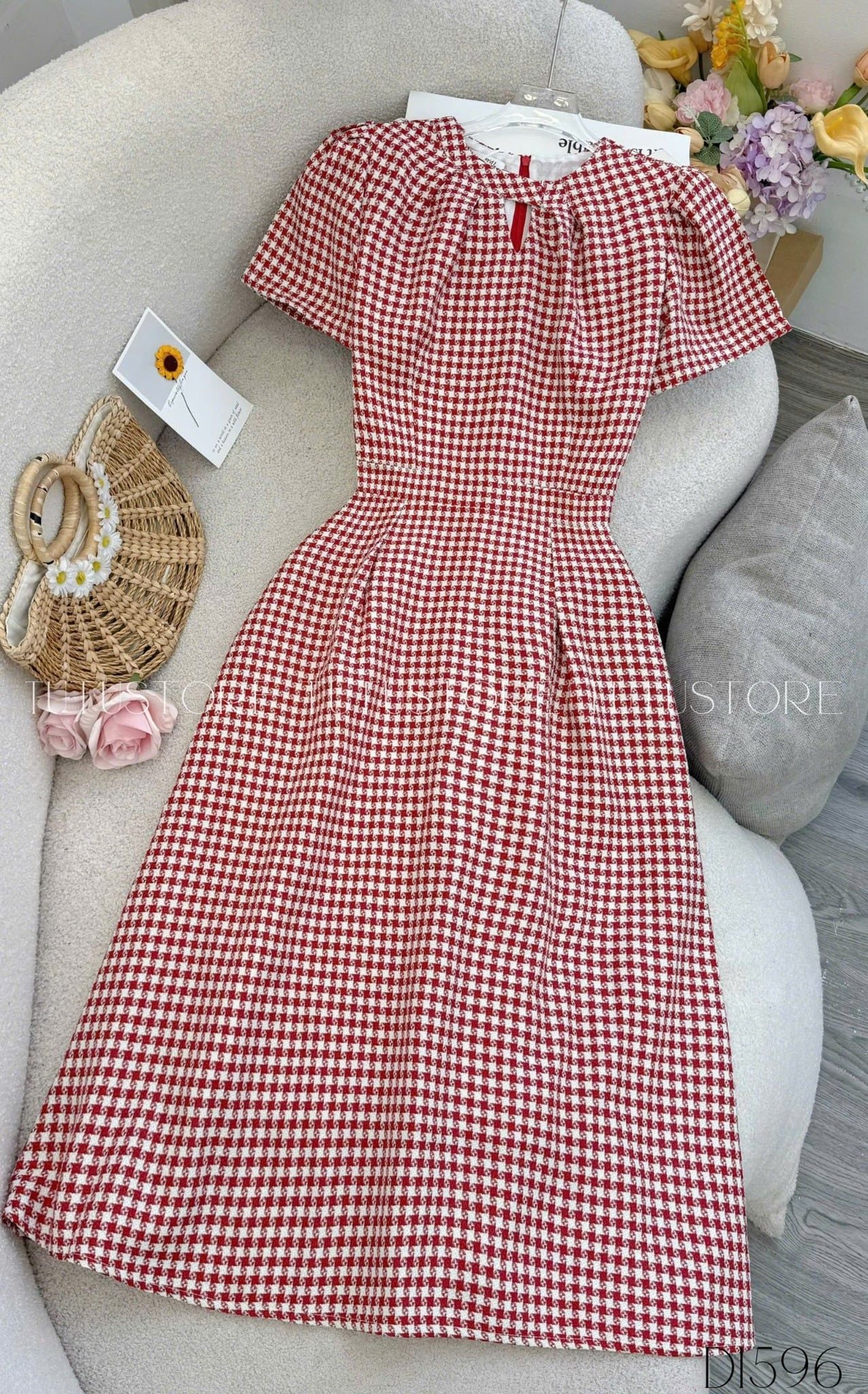 Đầm Thiết Kế Dáng Dài Đi Chơi TuTu Store - Mã D1596