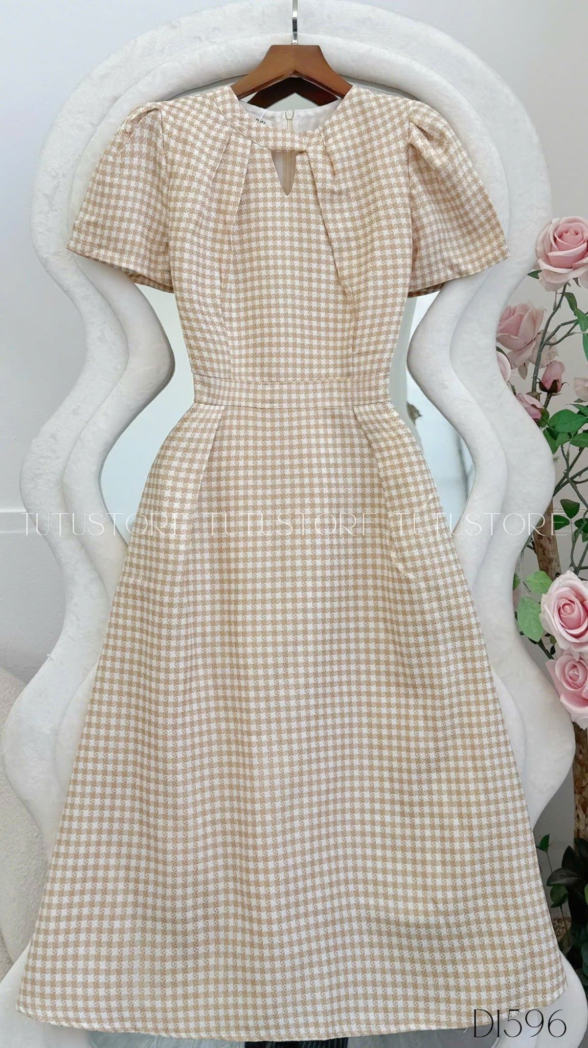 Đầm Thiết Kế Dáng Dài Đi Chơi TuTu Store - Mã D1596