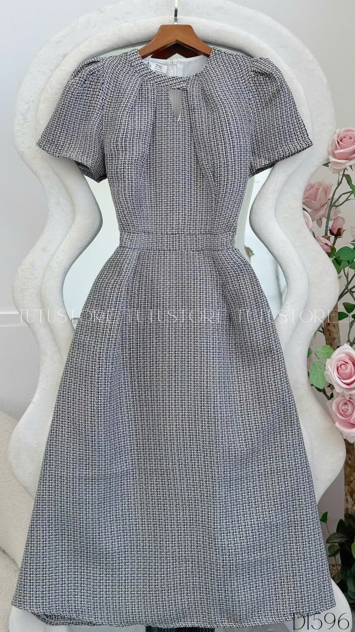 Đầm Thiết Kế Dáng Dài Đi Chơi TuTu Store - Mã D1596