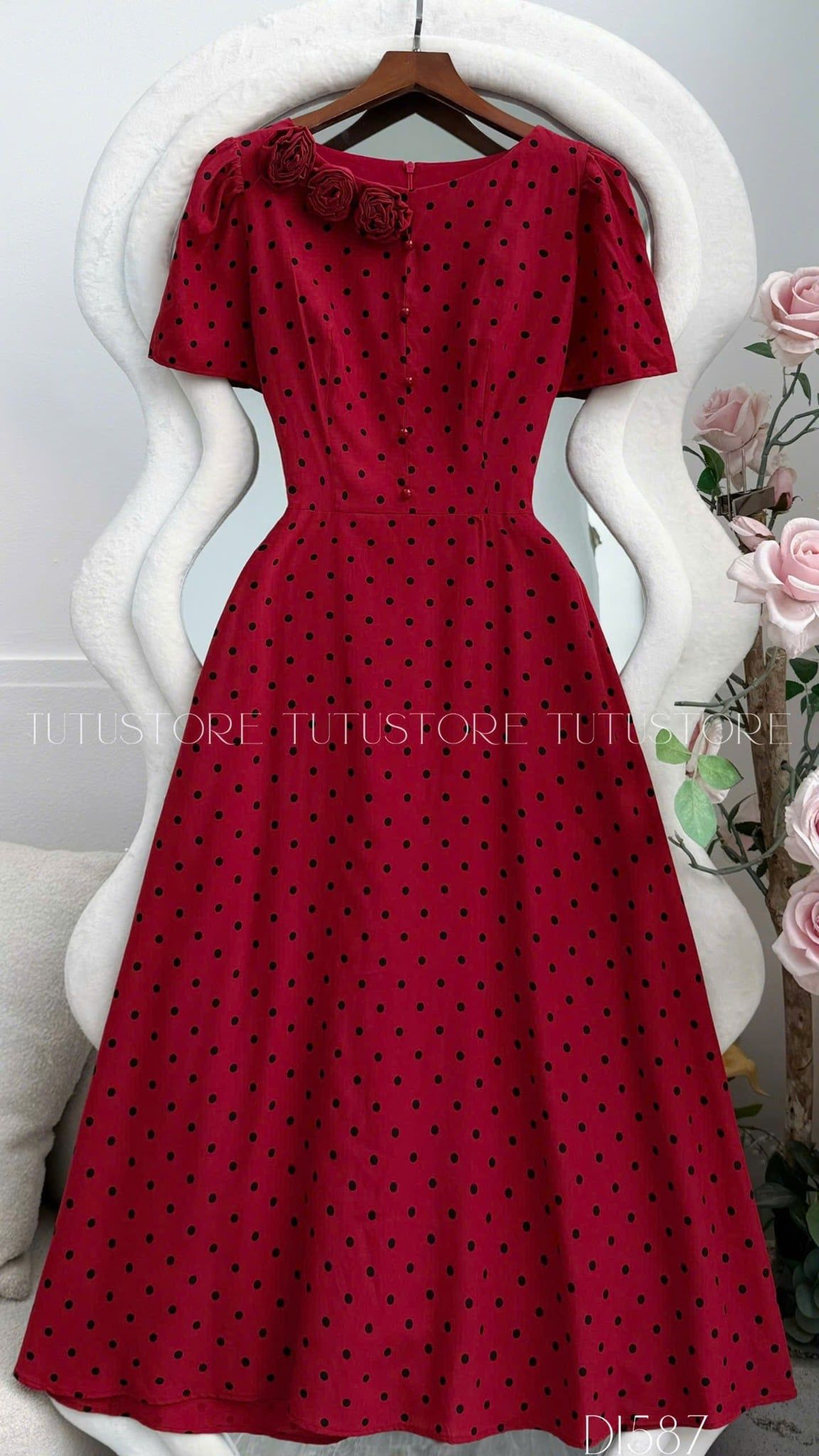 Đầm Thiết Kế Cổ Tròn Đi Tiệc TuTu Store - Mã D1587