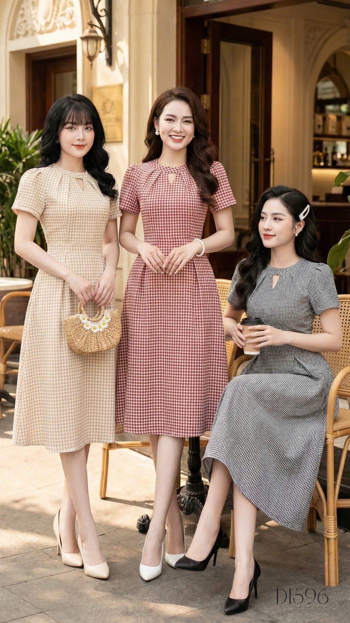 Đầm Thiết Kế Dáng Dài Đi Chơi TuTu Store - Mã D1596