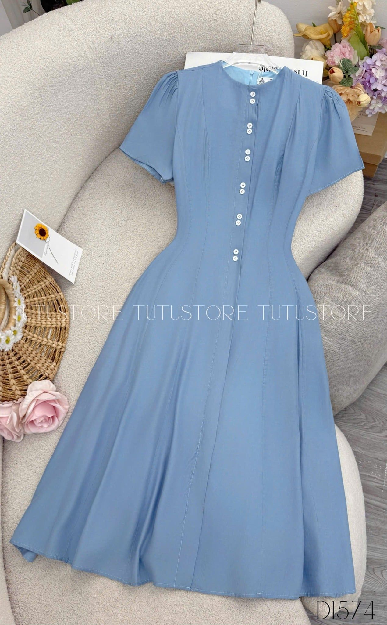 Đầm Thiết Kế Dáng Dài Đi Tiệc TuTu Store - Mã D1574