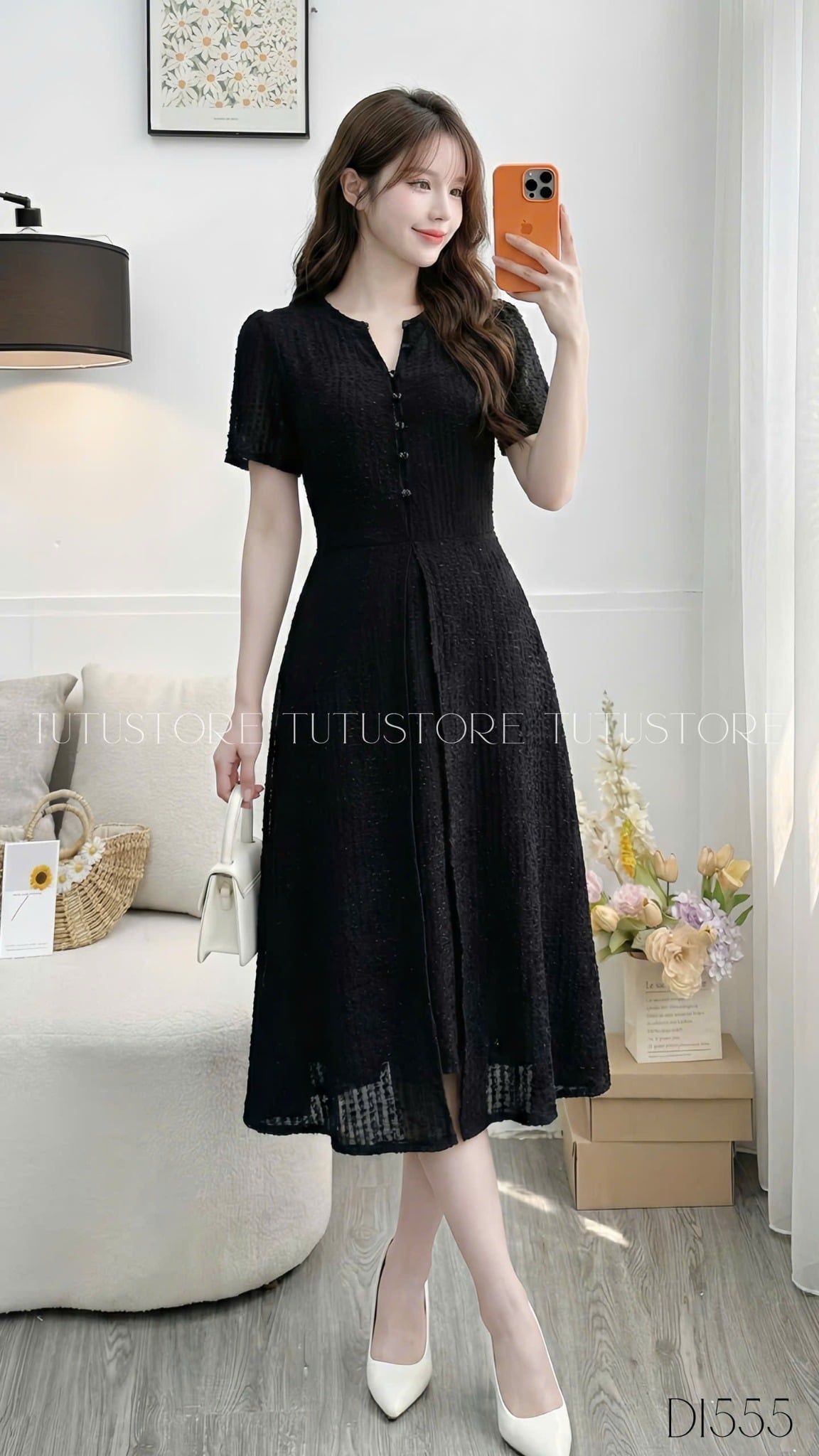 Đầm Xinh Thiết Kế TuTu Store - Mã D1555