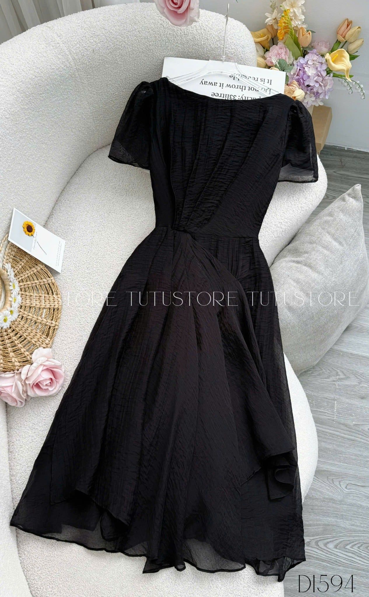 Đầm Thiết Kế Dáng Xòe Đi Chơi TuTu Store - Mã D1594