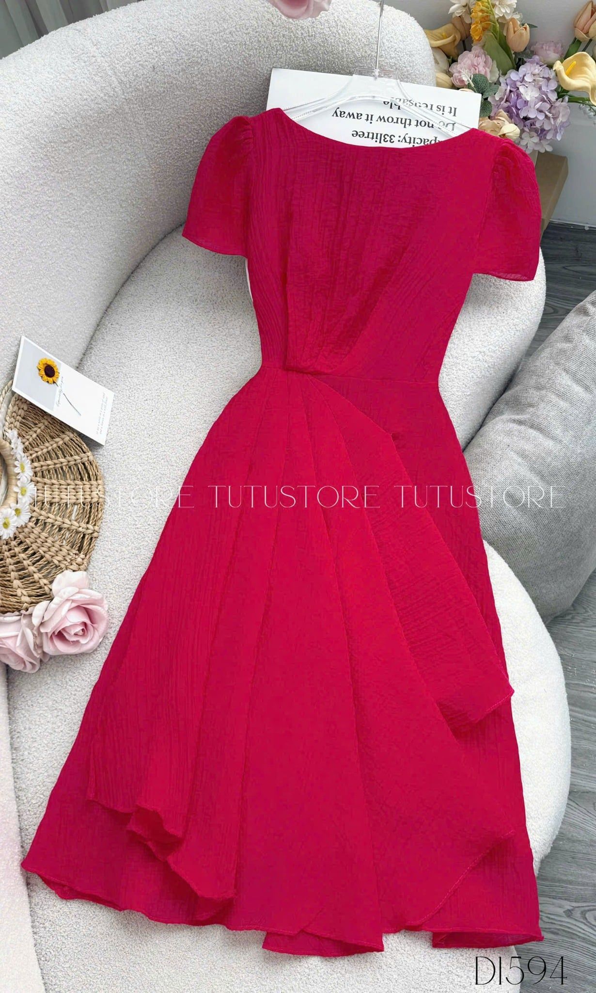 Đầm Thiết Kế Dáng Xòe Đi Chơi TuTu Store - Mã D1594