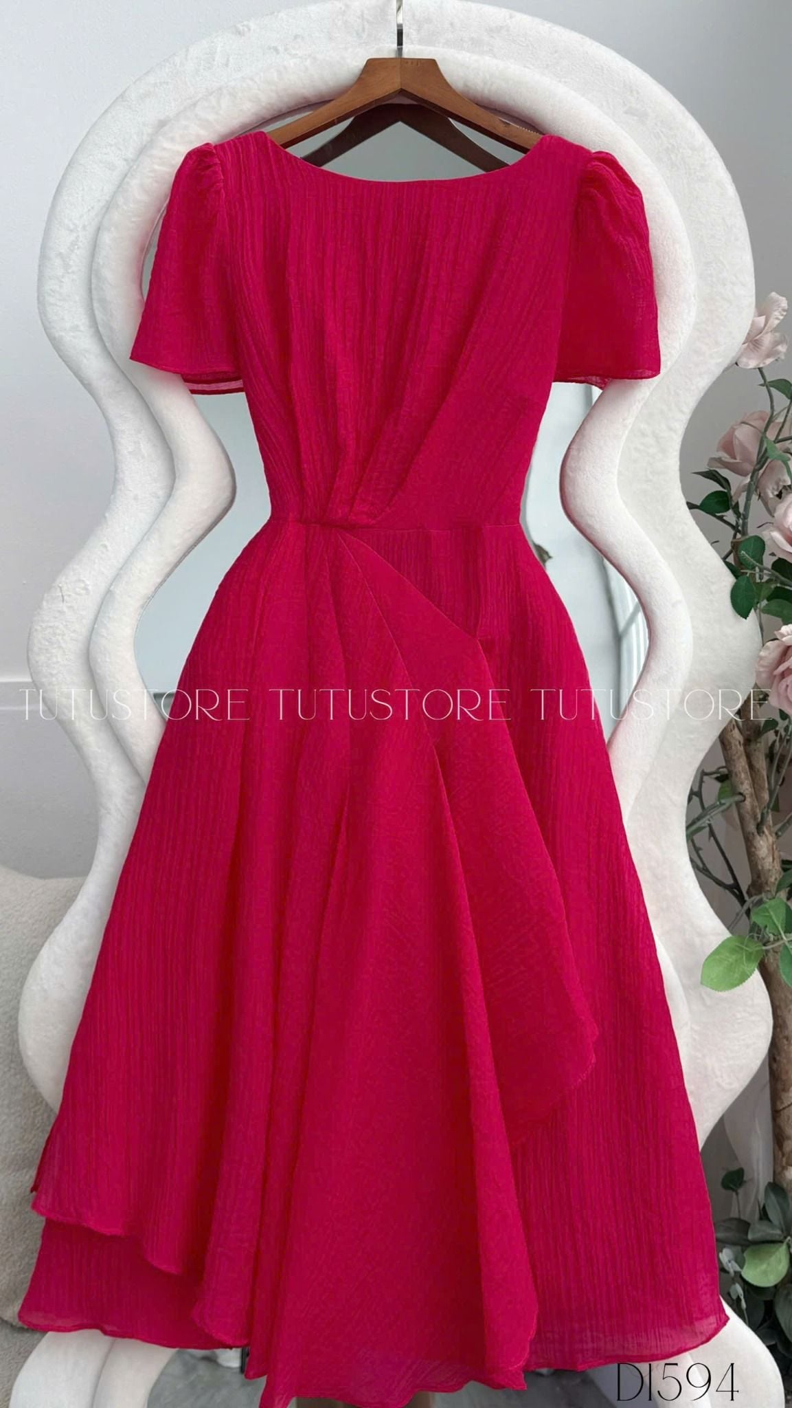 Đầm Thiết Kế Dáng Xòe Đi Chơi TuTu Store - Mã D1594