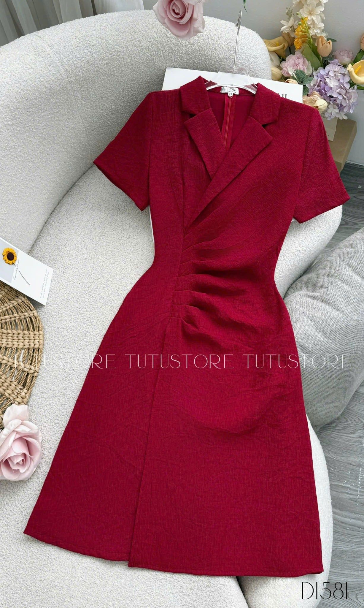 Đầm Thiết Kế Cổ V Đi Tiệc TuTu Store - Mã D1581