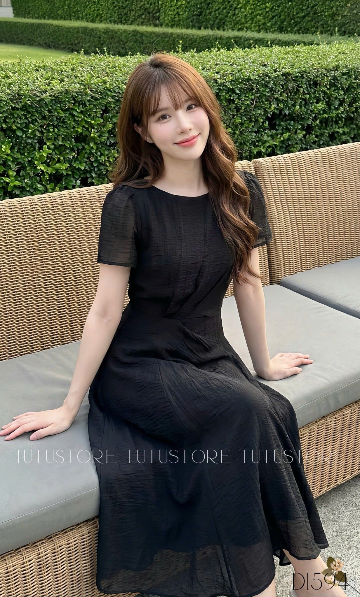 Đầm Thiết Kế Dáng Xòe Đi Chơi TuTu Store - Mã D1594