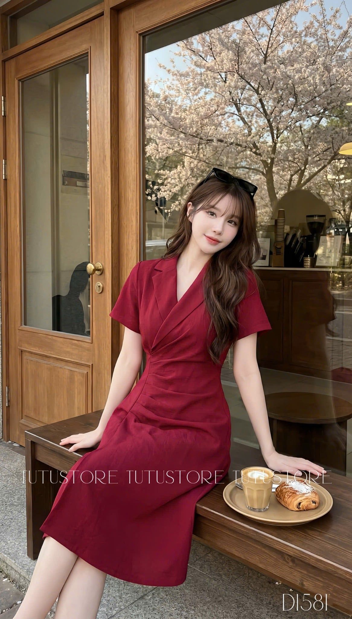 Đầm Thiết Kế Cổ V Đi Tiệc TuTu Store - Mã D1581