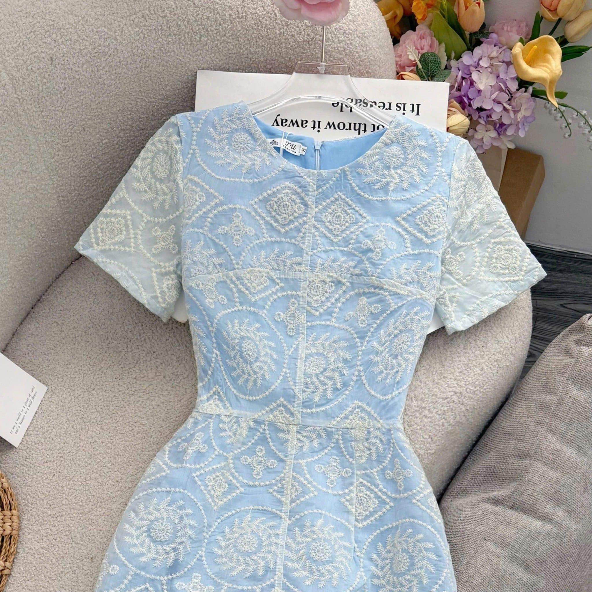 Đầm Thiết Kế Dáng Chữ A Đi Chơi TuTu Store Mã D1603