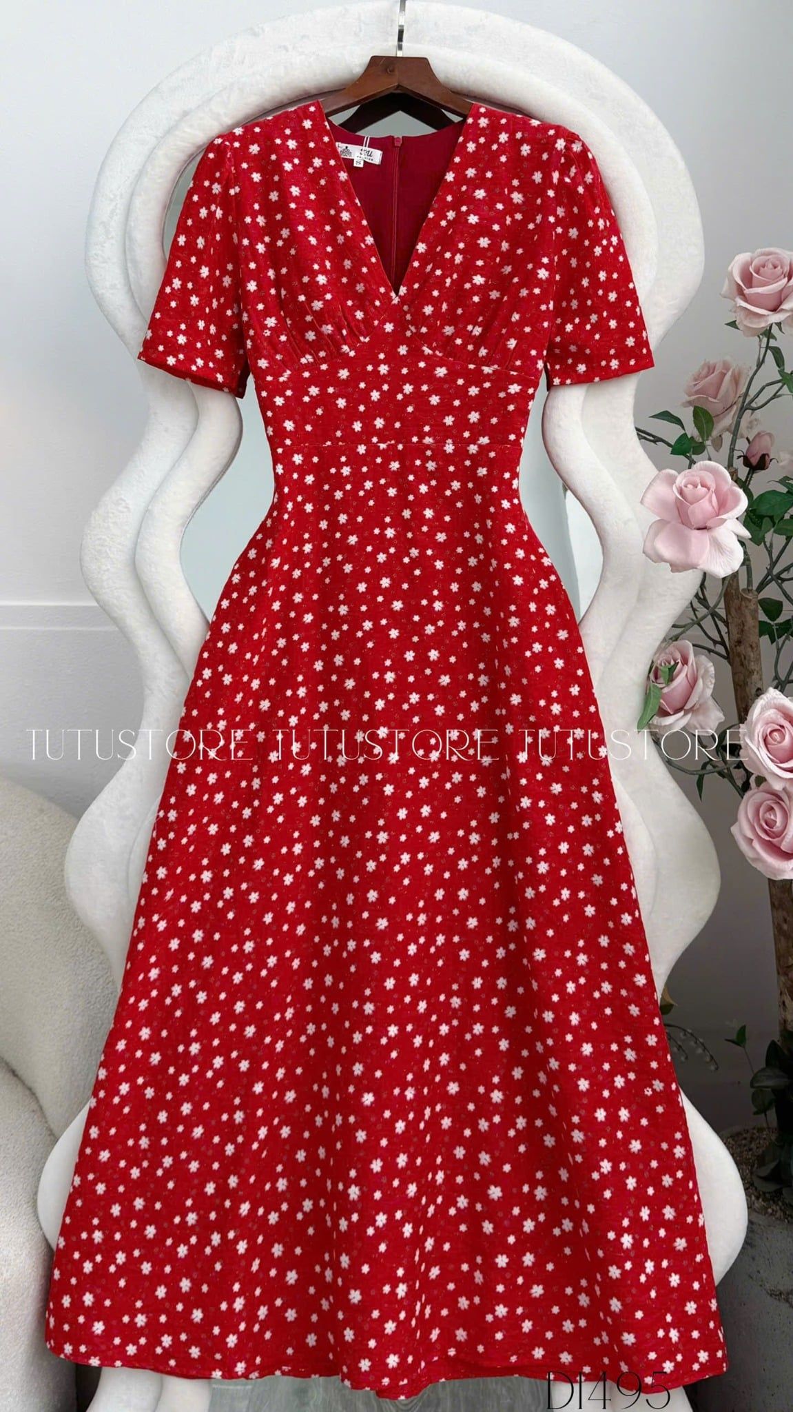 Đầm Thiết Kế Cổ Tim Đi Tiệc TuTu Store - Mã D1495