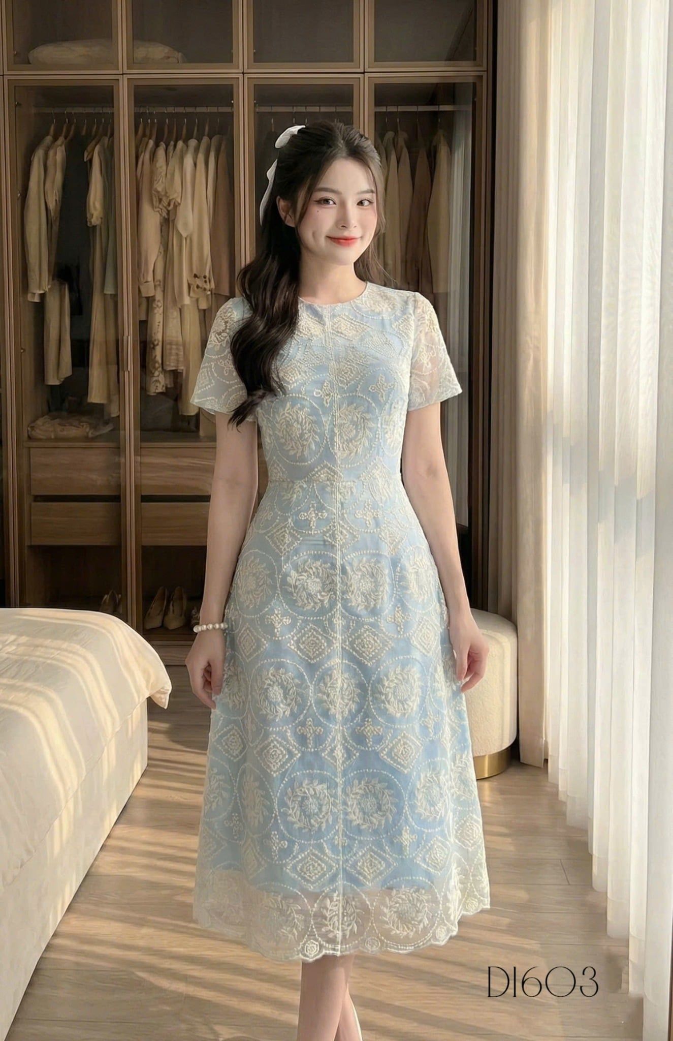 Đầm Thiết Kế Dáng Chữ A Đi Chơi TuTu Store Mã D1603