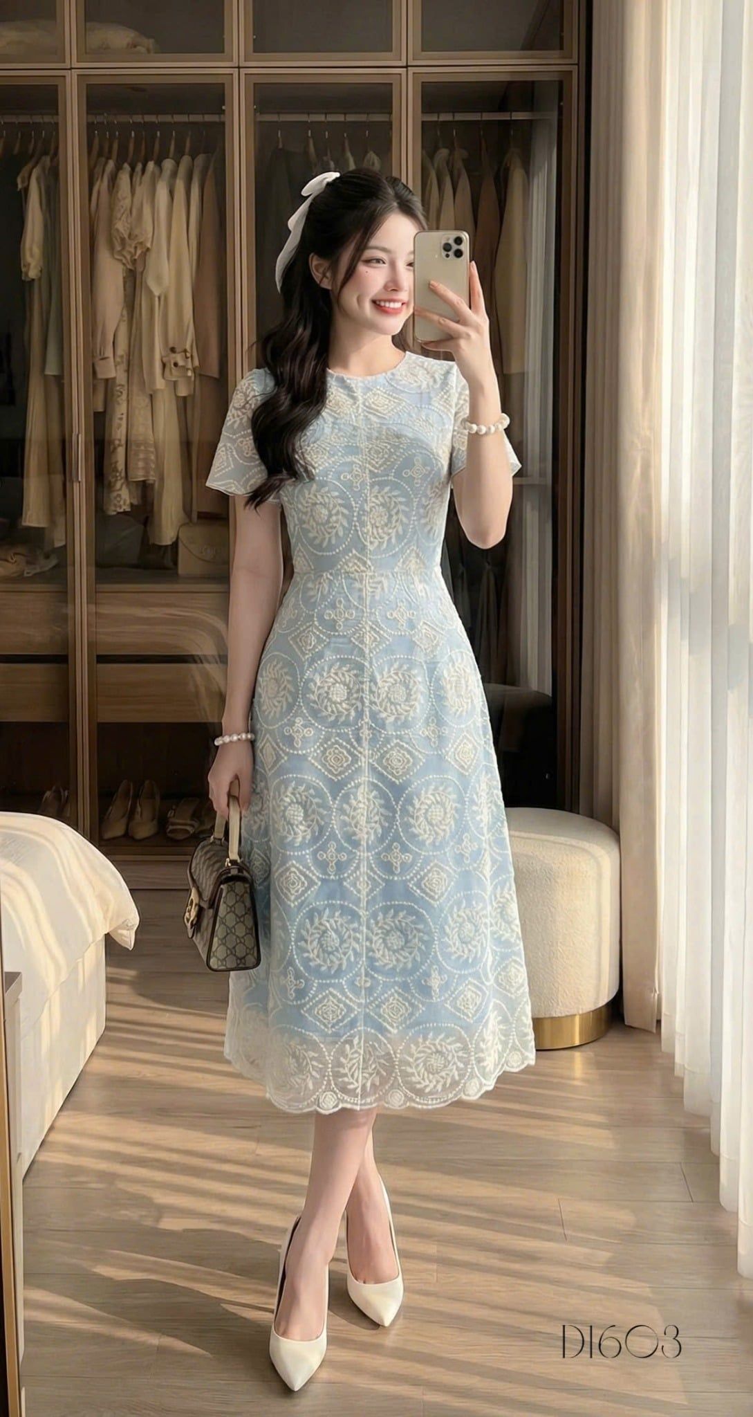 Đầm Thiết Kế Dáng Chữ A Đi Chơi TuTu Store Mã D1603