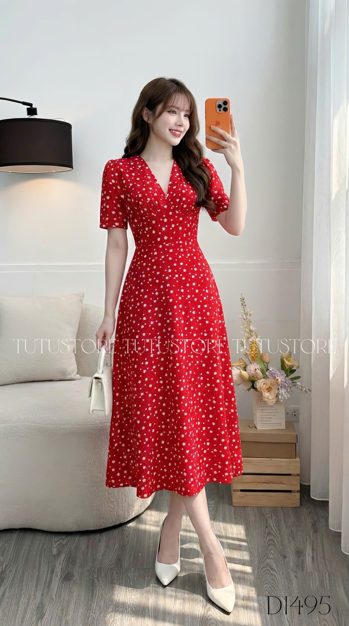 Đầm Thiết Kế Cổ Tim Đi Tiệc TuTu Store - Mã D1495