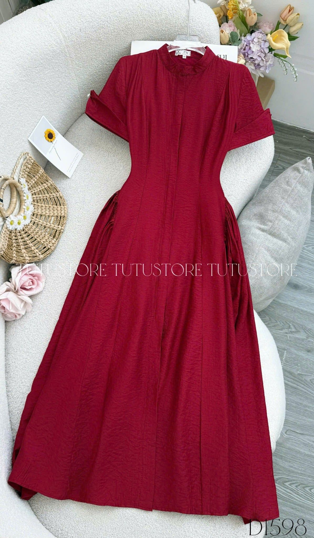 Đầm Thiết Kế Cổ Tròn Đi Tiệc TuTu Store Mã D1598