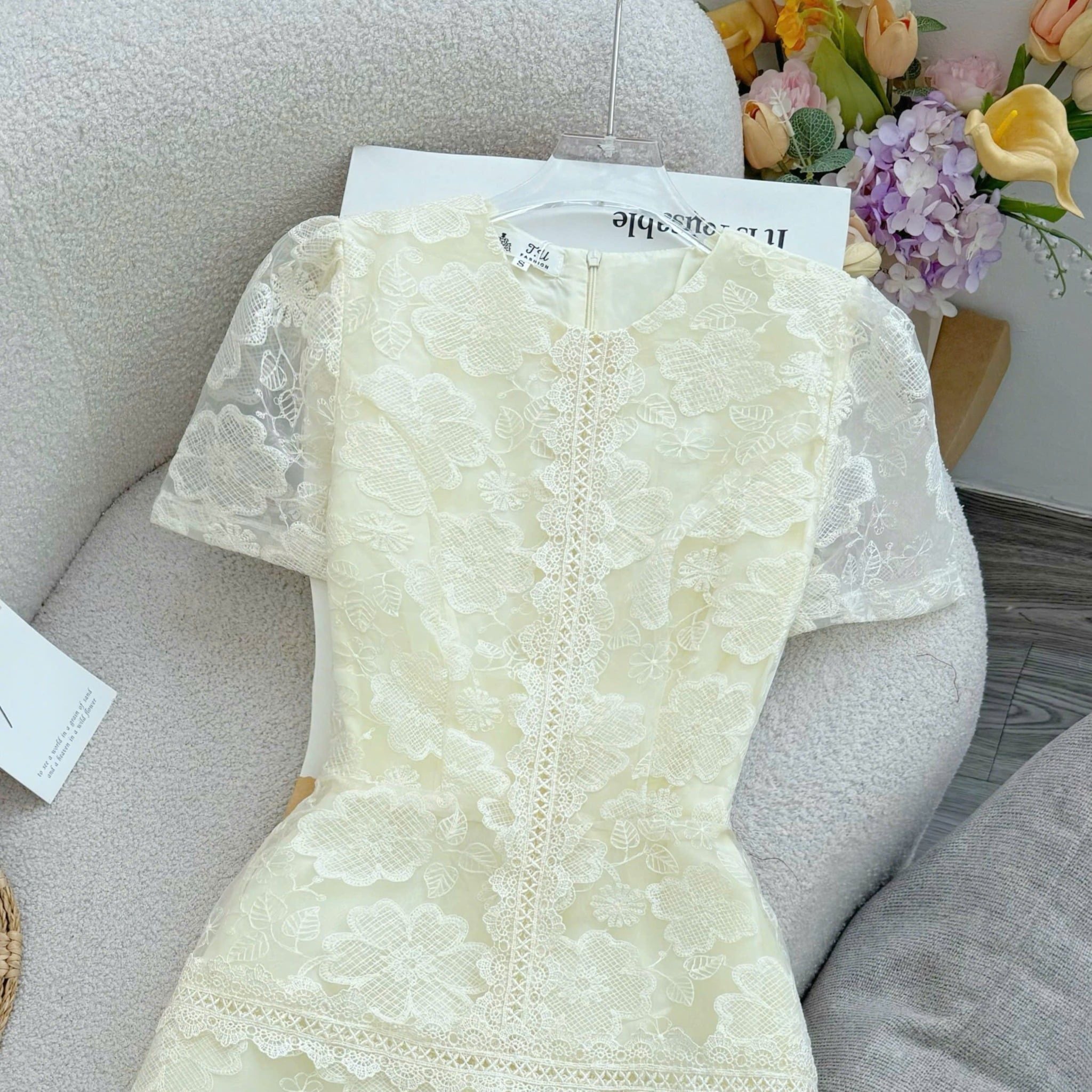 Đầm Thiết Kế Cổ Tròn Dáng Chữ A Đi Tiệc TuTu Store - Mã D1578