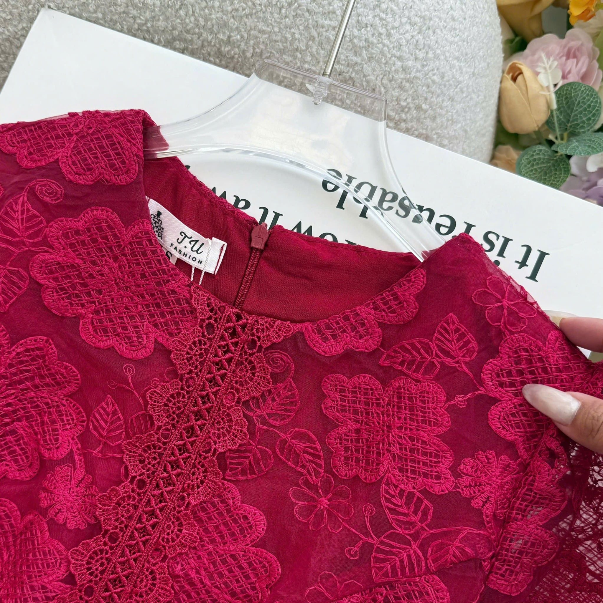 Đầm Thiết Kế Cổ Tròn Dáng Chữ A Đi Tiệc TuTu Store - Mã D1578