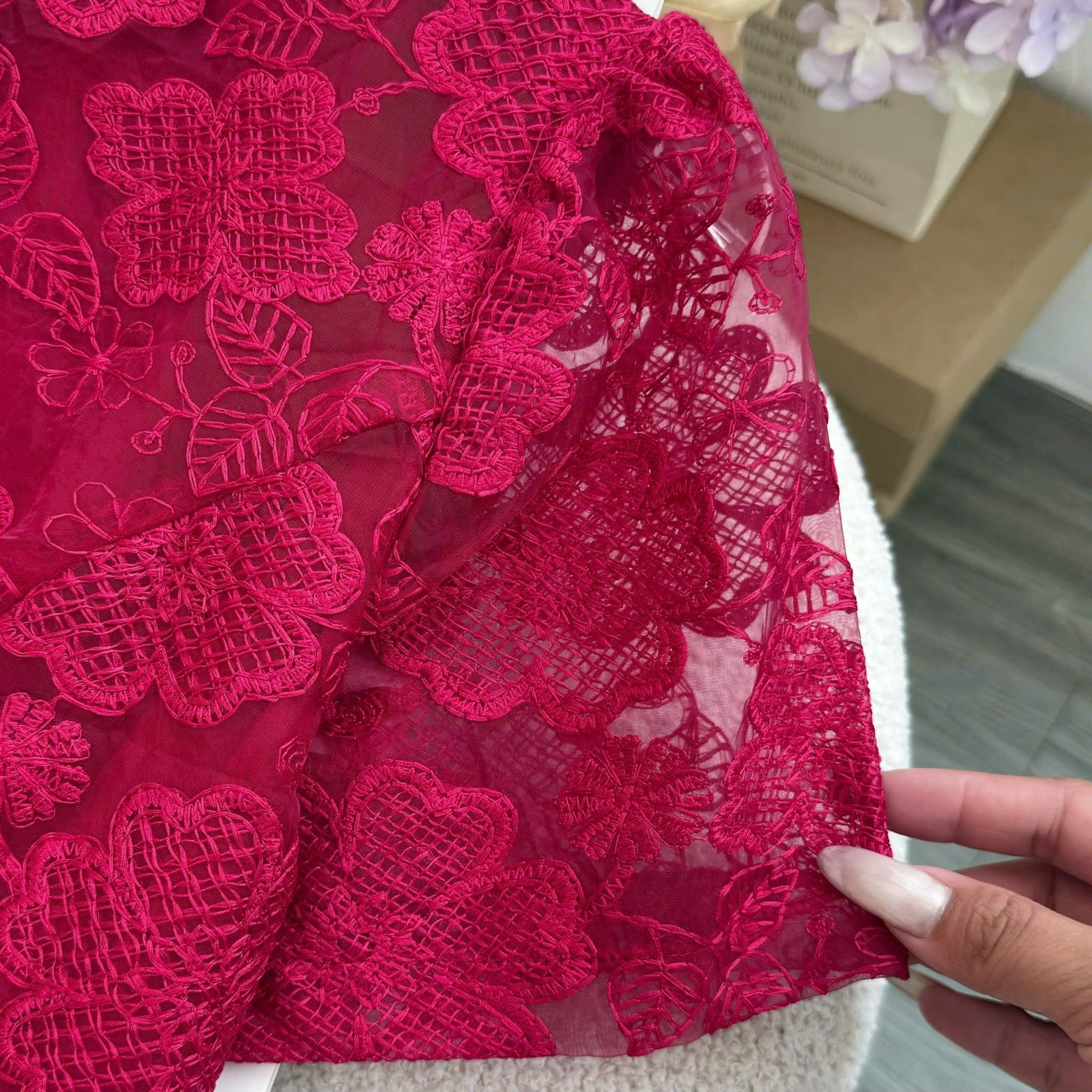 Đầm Thiết Kế Cổ Tròn Dáng Chữ A Đi Tiệc TuTu Store - Mã D1578