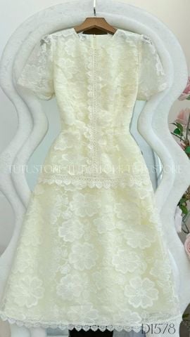 Đầm Thiết Kế Cổ Tròn Dáng Chữ A Đi Tiệc TuTu Store - Mã D1578