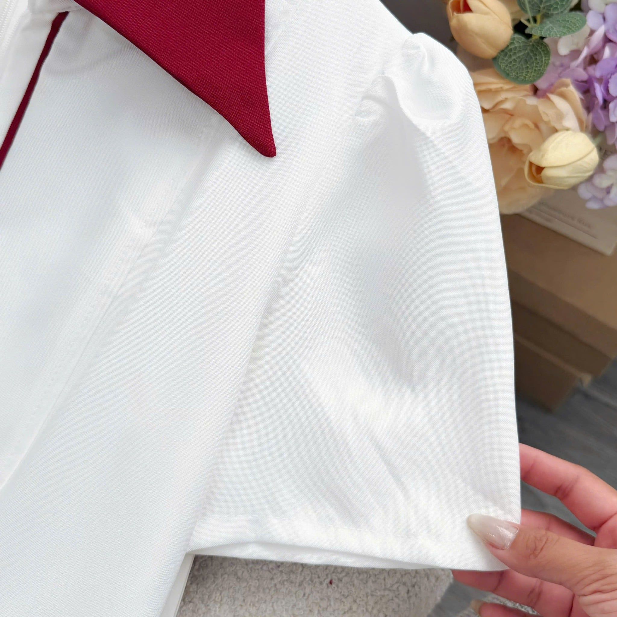 Đầm Thiết Kế Cổ Sơ Mi Dáng Dài Công Sở TuTu Store Mã D1609