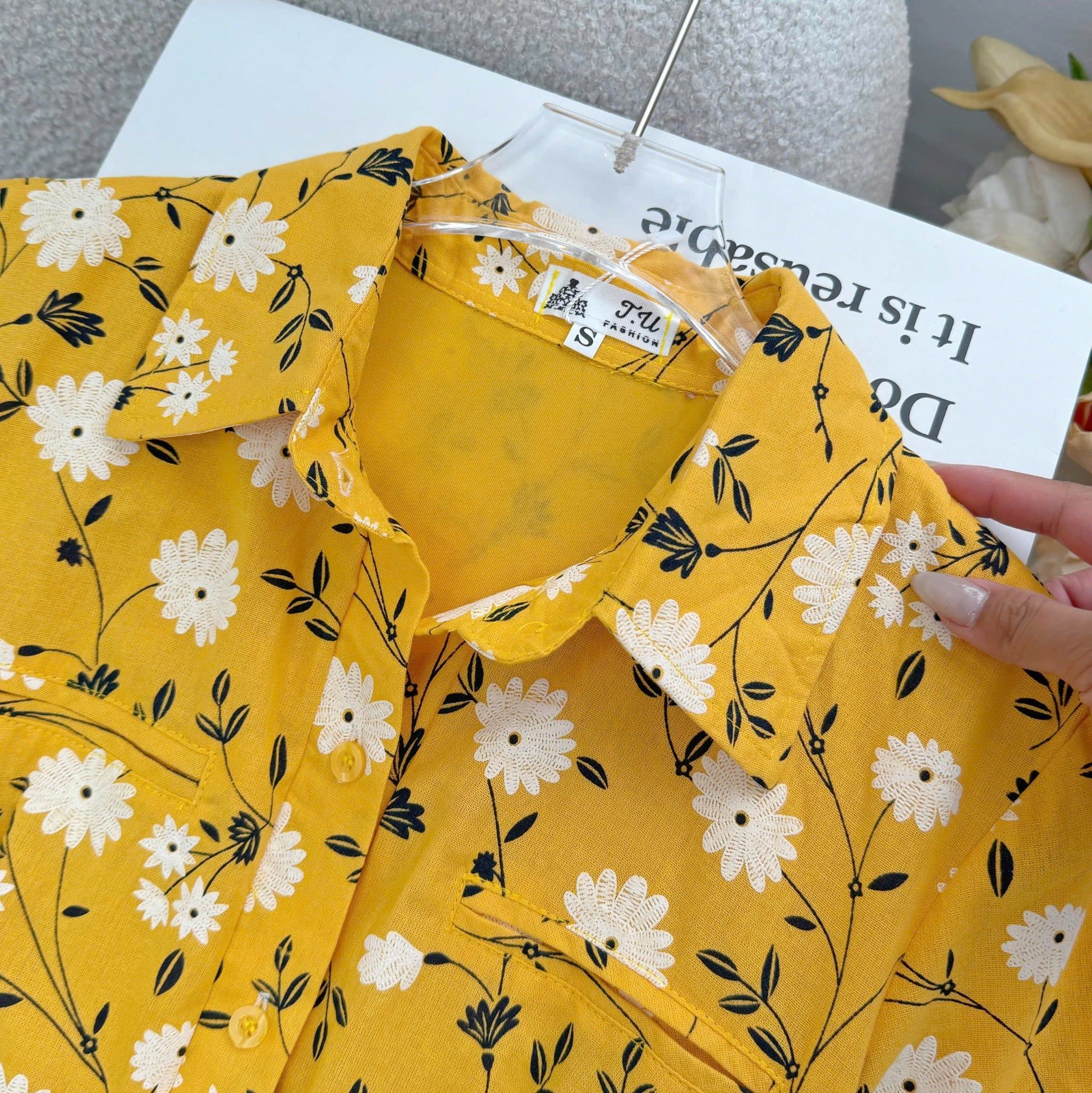 Đầm Thiết Kế Cổ Sơ Mi Dáng Xòe Đi Chơi TuTu Store Mã D1614