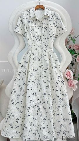 Đầm Thiết Kế Cổ Sơ Mi Dáng Xòe Đi Chơi TuTu Store Mã D1614