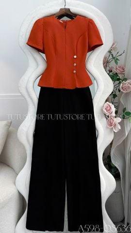 Áo Thiết Kế Dáng Peplum Công Sở TuTu Store Mã A598