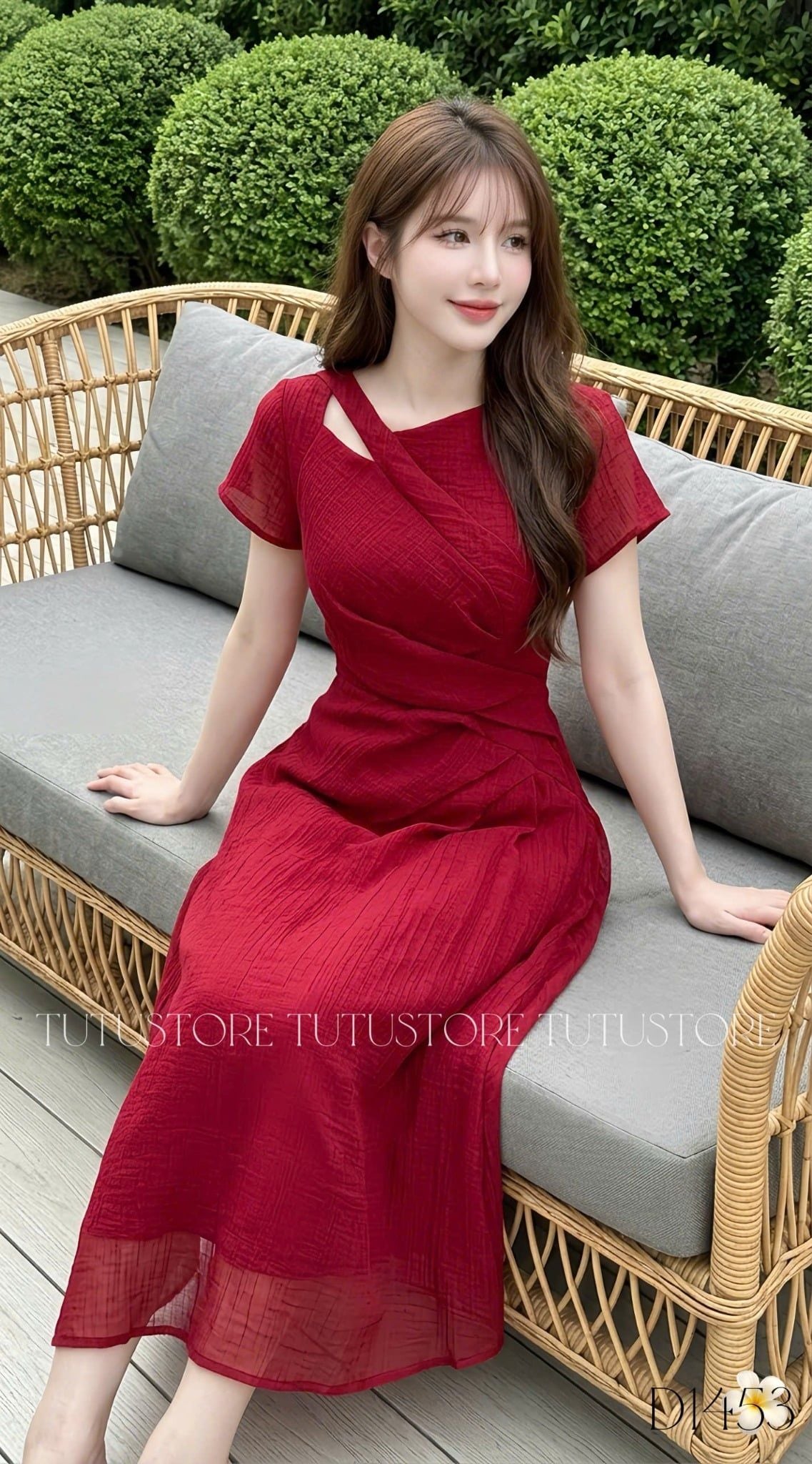 Đầm Tơ Xốp Thiết Kế TuTu Store - Mã D1453