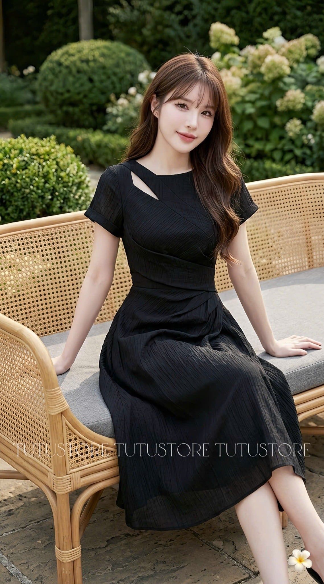 Đầm Tơ Xốp Thiết Kế TuTu Store - Mã D1453