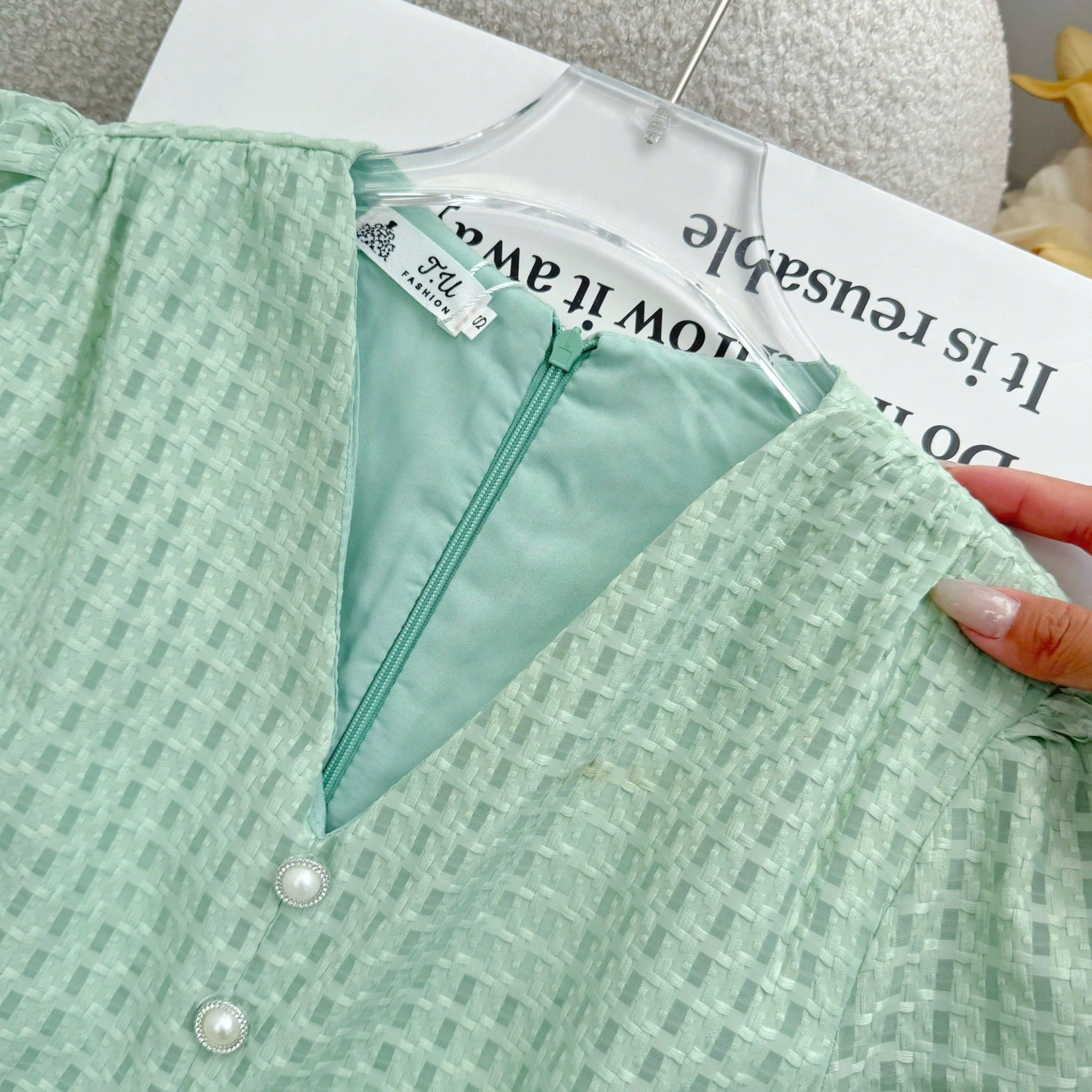 Đầm Thiết Kế Cổ Tim Dáng Xòe Đi Chơi TuTu Store Mã D1613