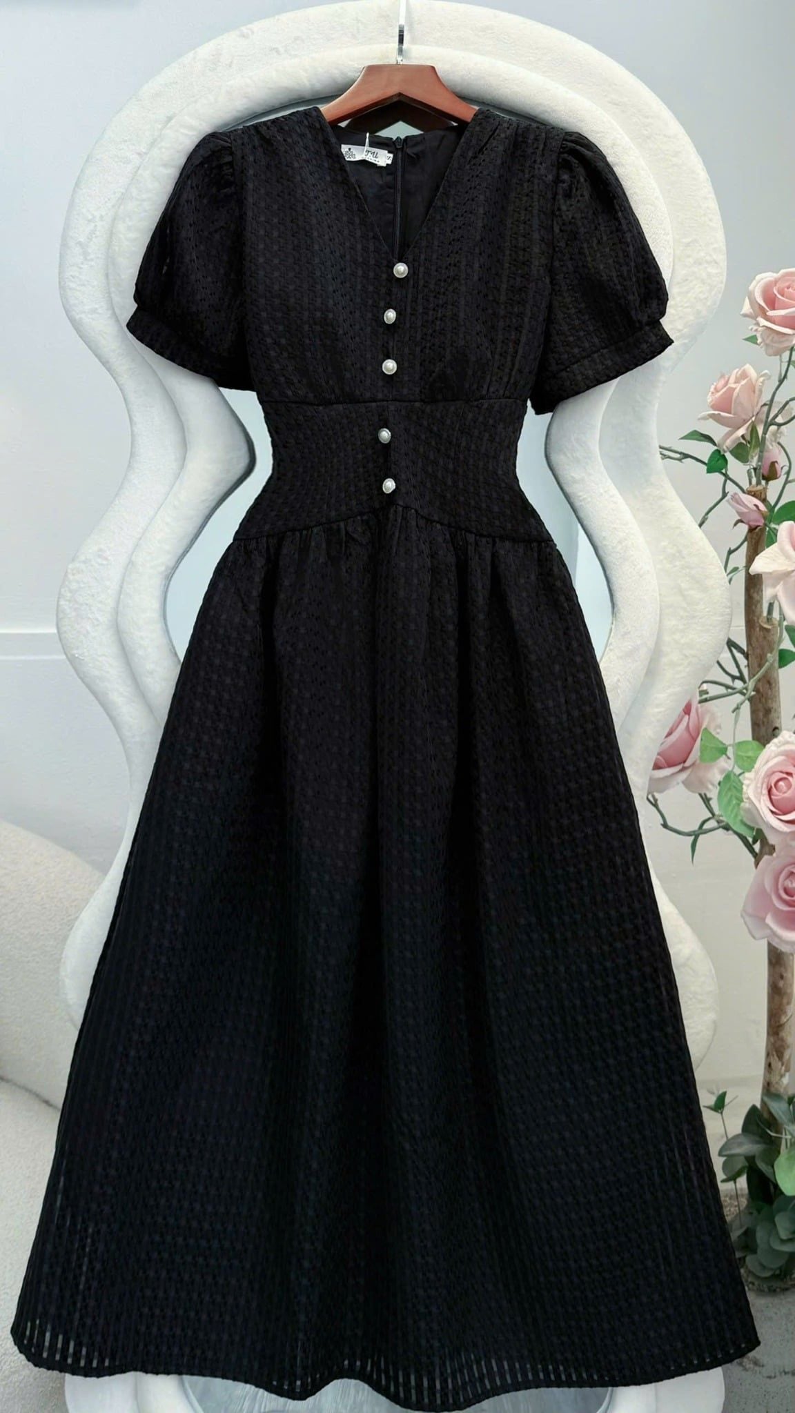 Đầm Thiết Kế Cổ Tim Dáng Xòe Đi Chơi TuTu Store Mã D1613