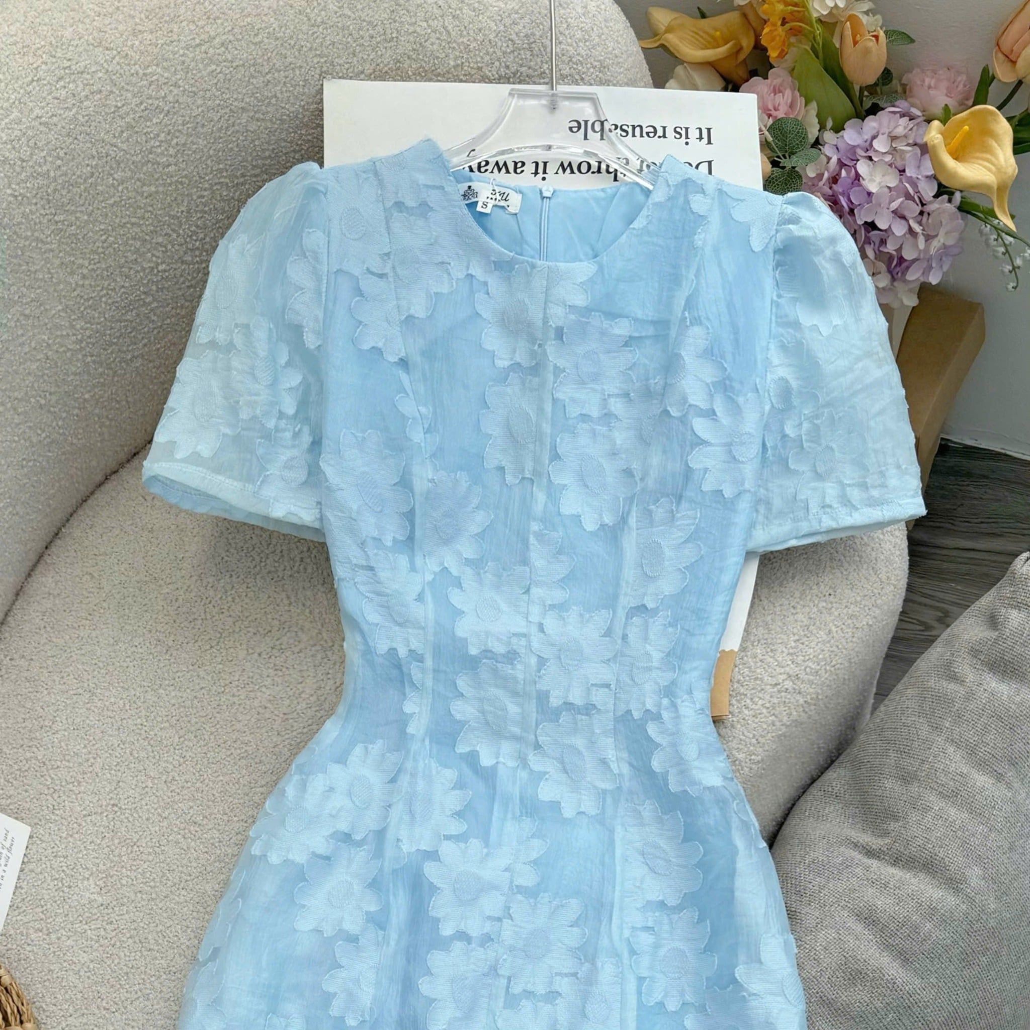 Đầm Thiết Kế Cổ Tròn Dáng Dài Đi Tiệc TuTu Store Mã D1607