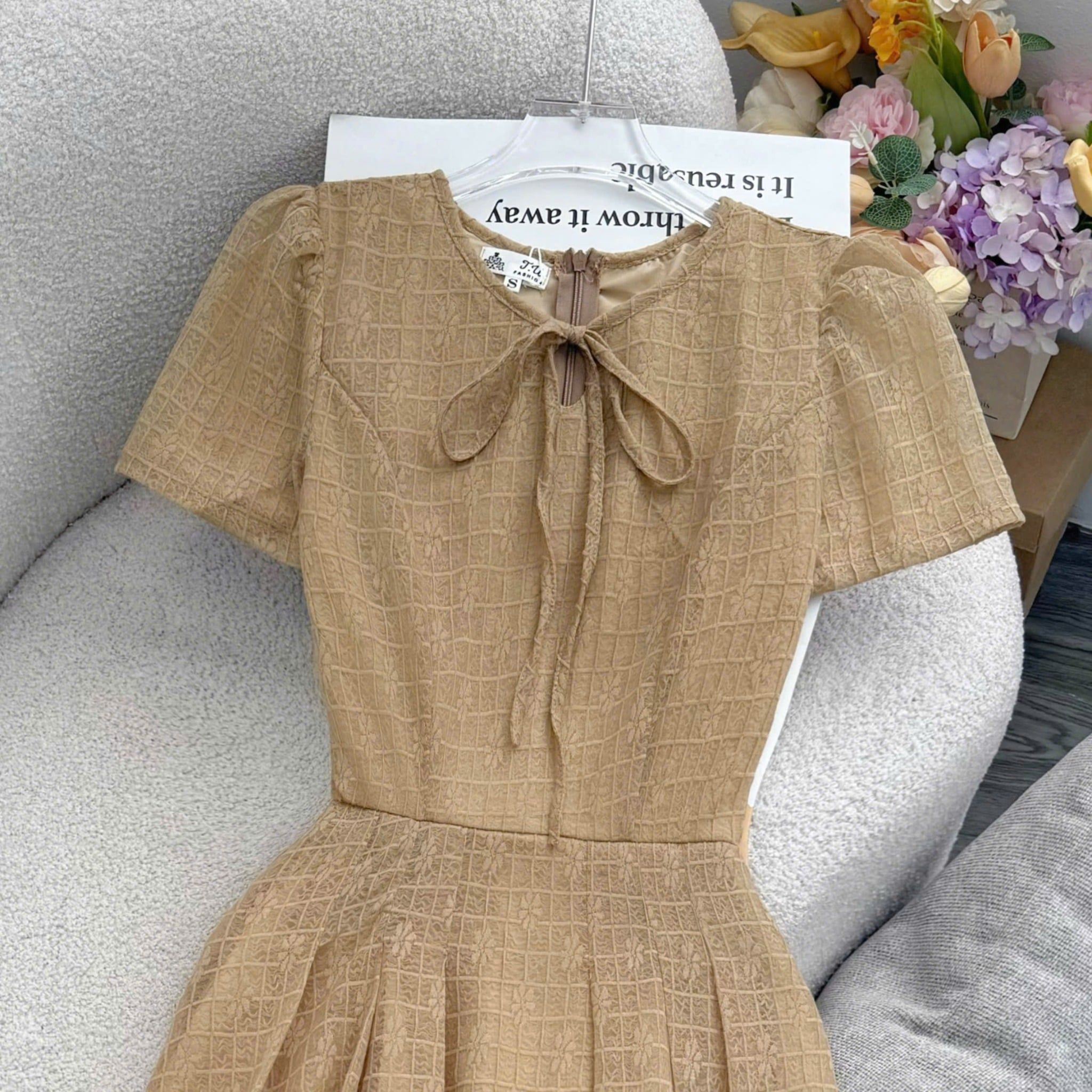 Đầm Thiết Kế Dáng Xòe Đi Chơi TuTu Store Mã D1616