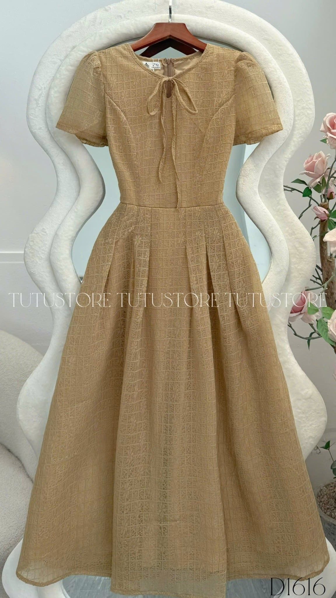 Đầm Thiết Kế Dáng Xòe Đi Chơi TuTu Store Mã D1616