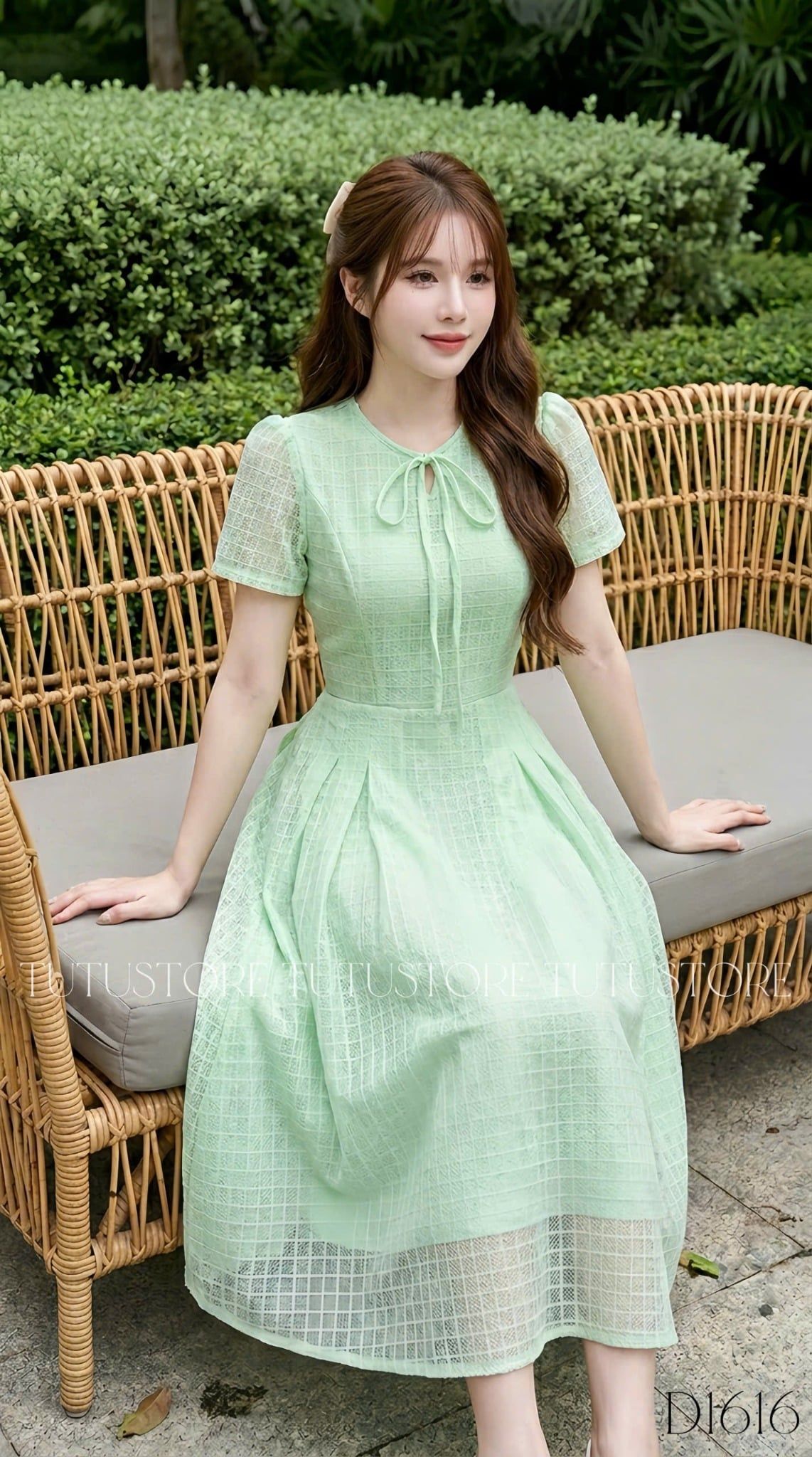 Đầm Thiết Kế Dáng Xòe Đi Chơi TuTu Store Mã D1616