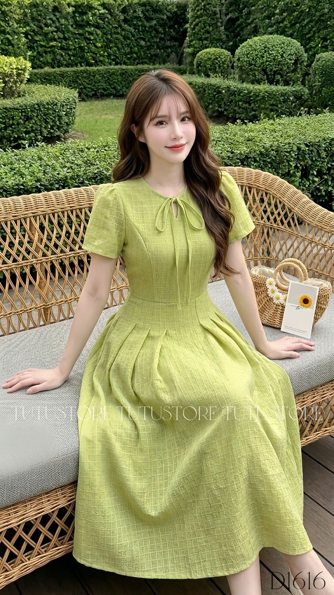 Đầm Thiết Kế Dáng Xòe Đi Chơi TuTu Store Mã D1616