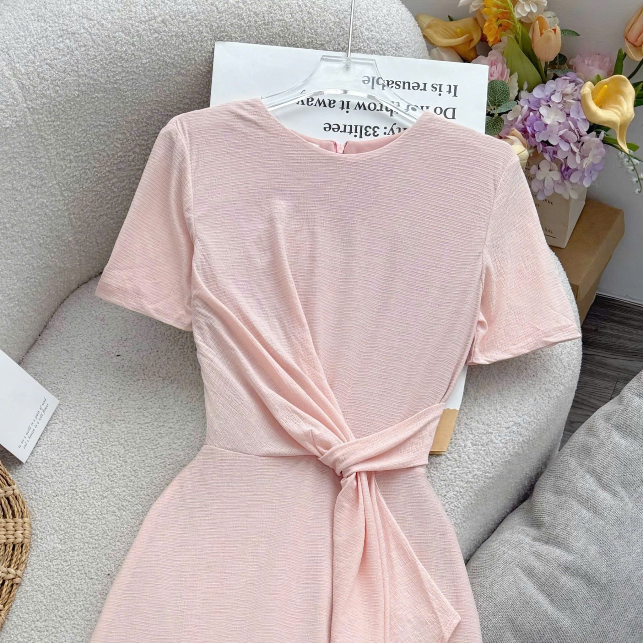 Đầm Thiết Kế Cổ Tròn Dáng Dài Đi Tiệc TuTu Store Mã D1617