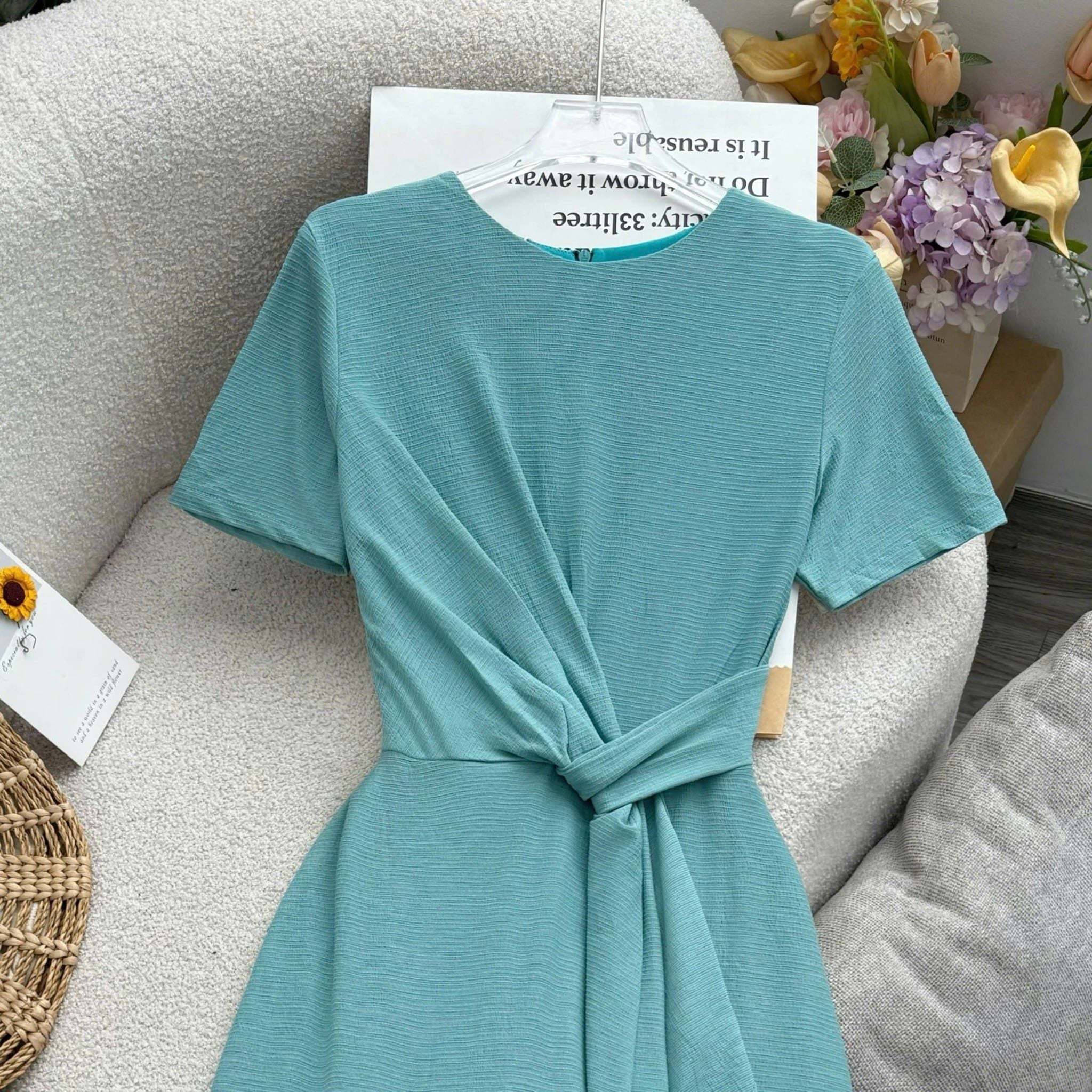 Đầm Thiết Kế Cổ Tròn Dáng Dài Đi Tiệc TuTu Store Mã D1617