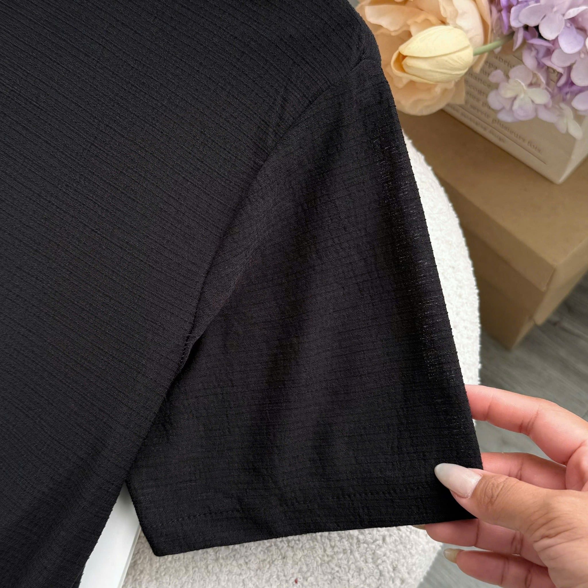 Đầm Thiết Kế Cổ Tròn Dáng Dài Đi Tiệc TuTu Store Mã D1617