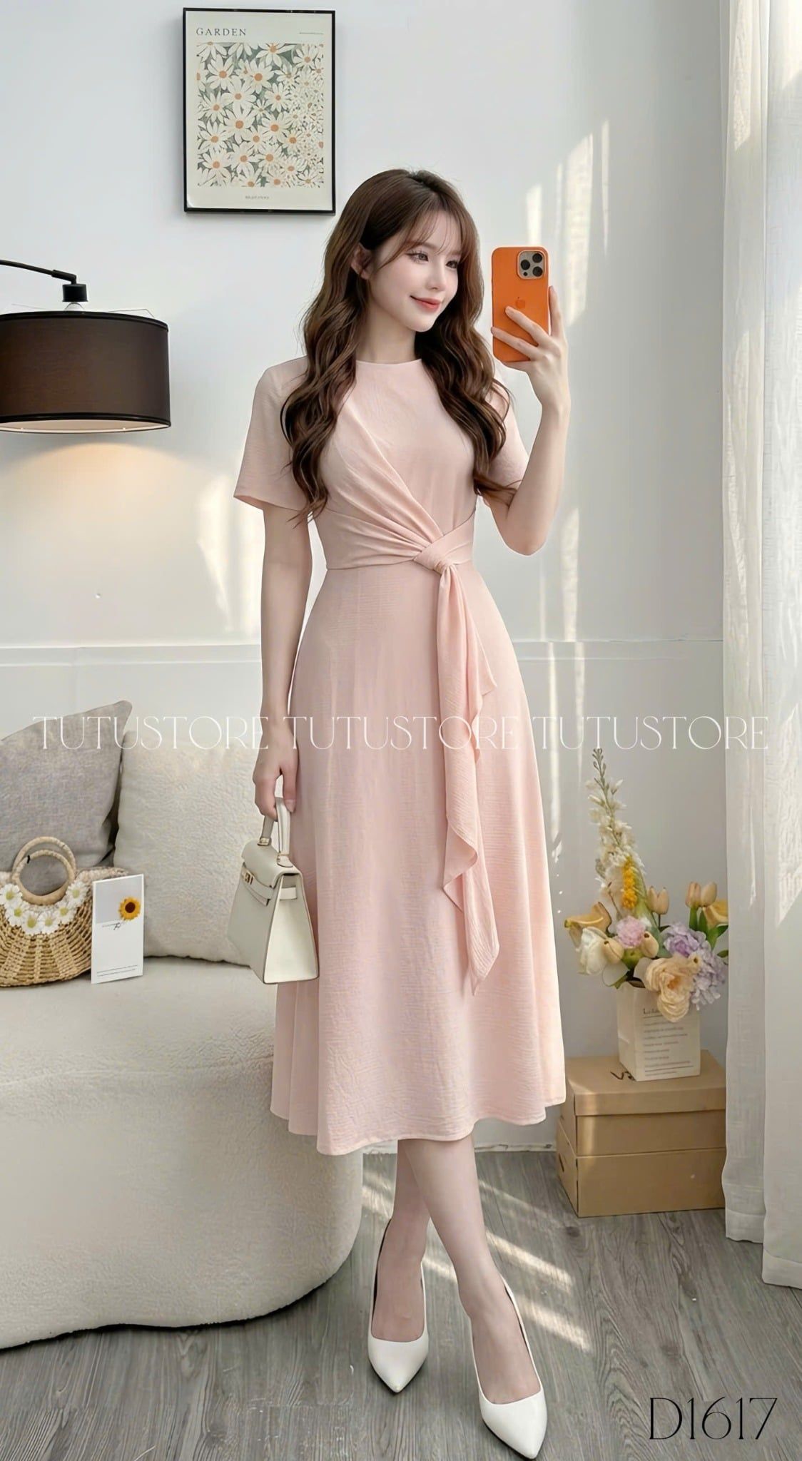 Đầm Thiết Kế Cổ Tròn Dáng Dài Đi Tiệc TuTu Store Mã D1617