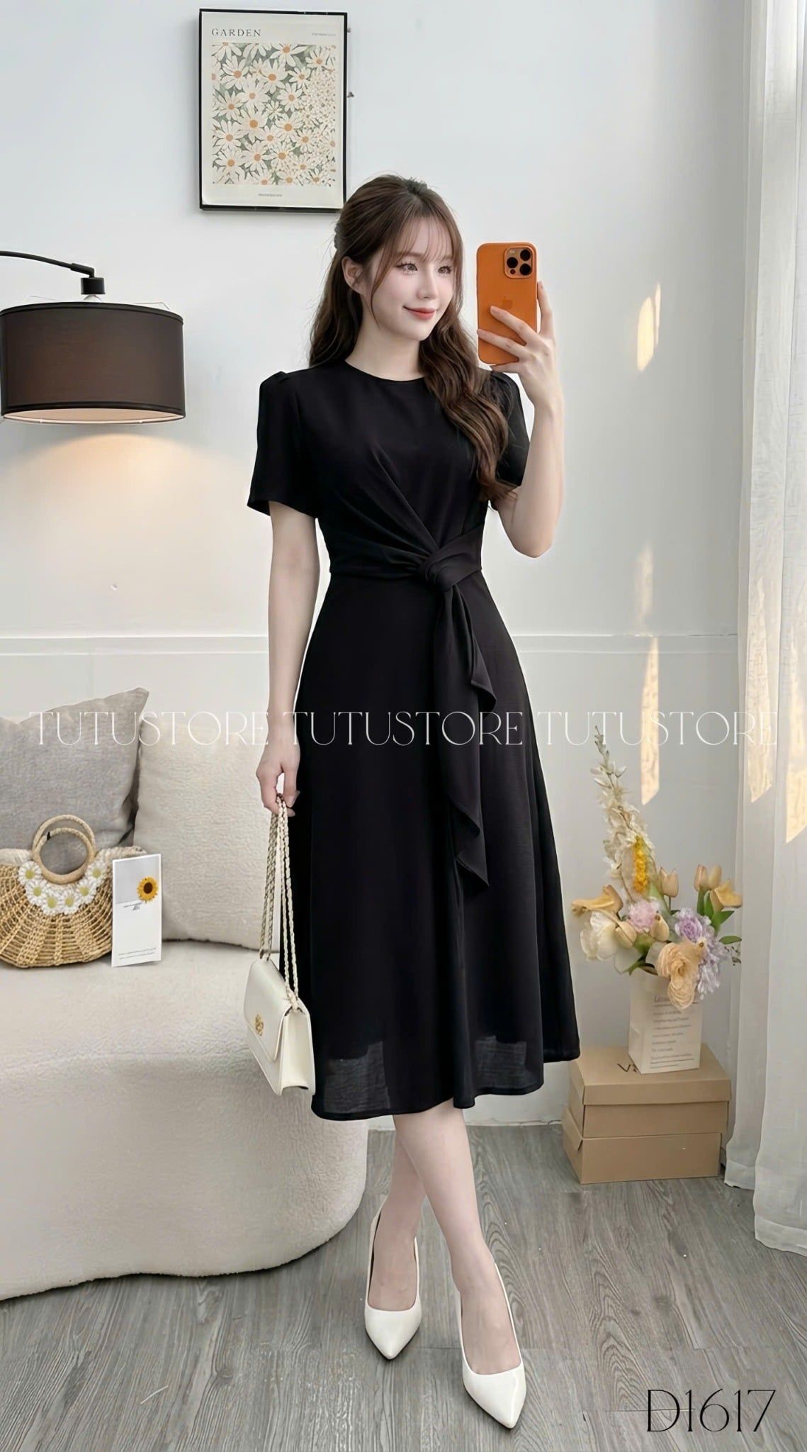 Đầm Thiết Kế Cổ Tròn Dáng Dài Đi Tiệc TuTu Store Mã D1617